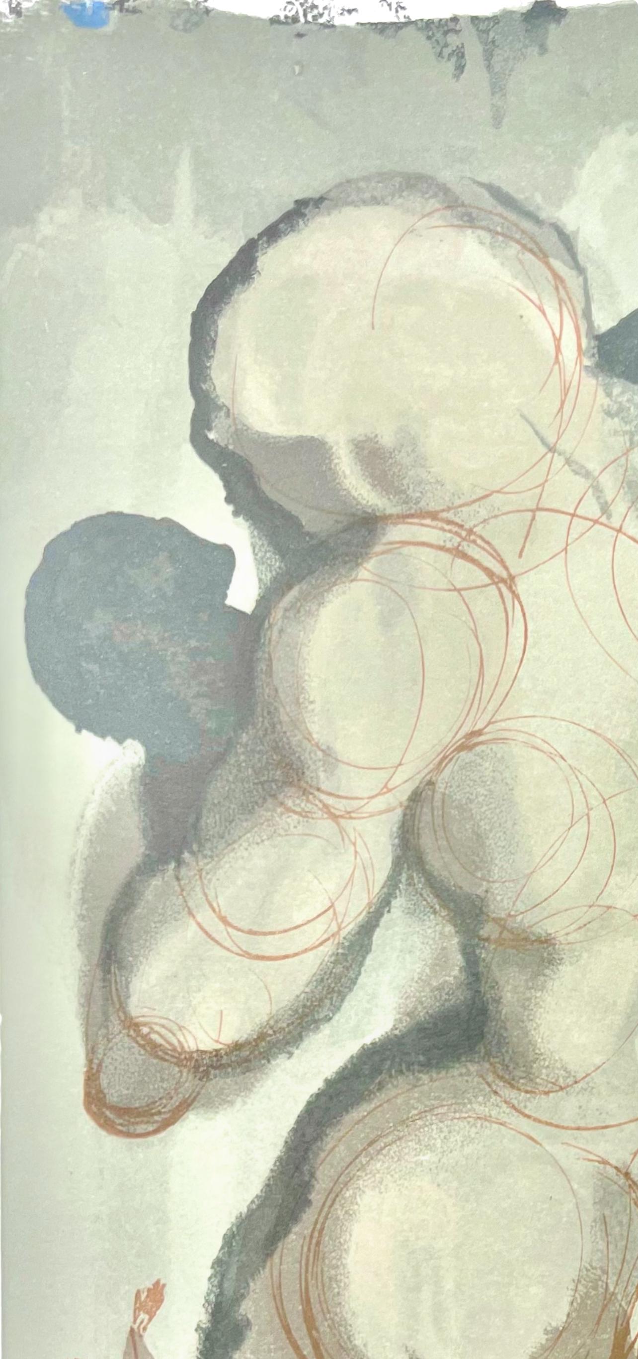 Fegefeuer VI (Feld 189-200; M/L 1039-1138), Die Göttliche Komödie (Surrealismus), Print, von Salvador Dalí