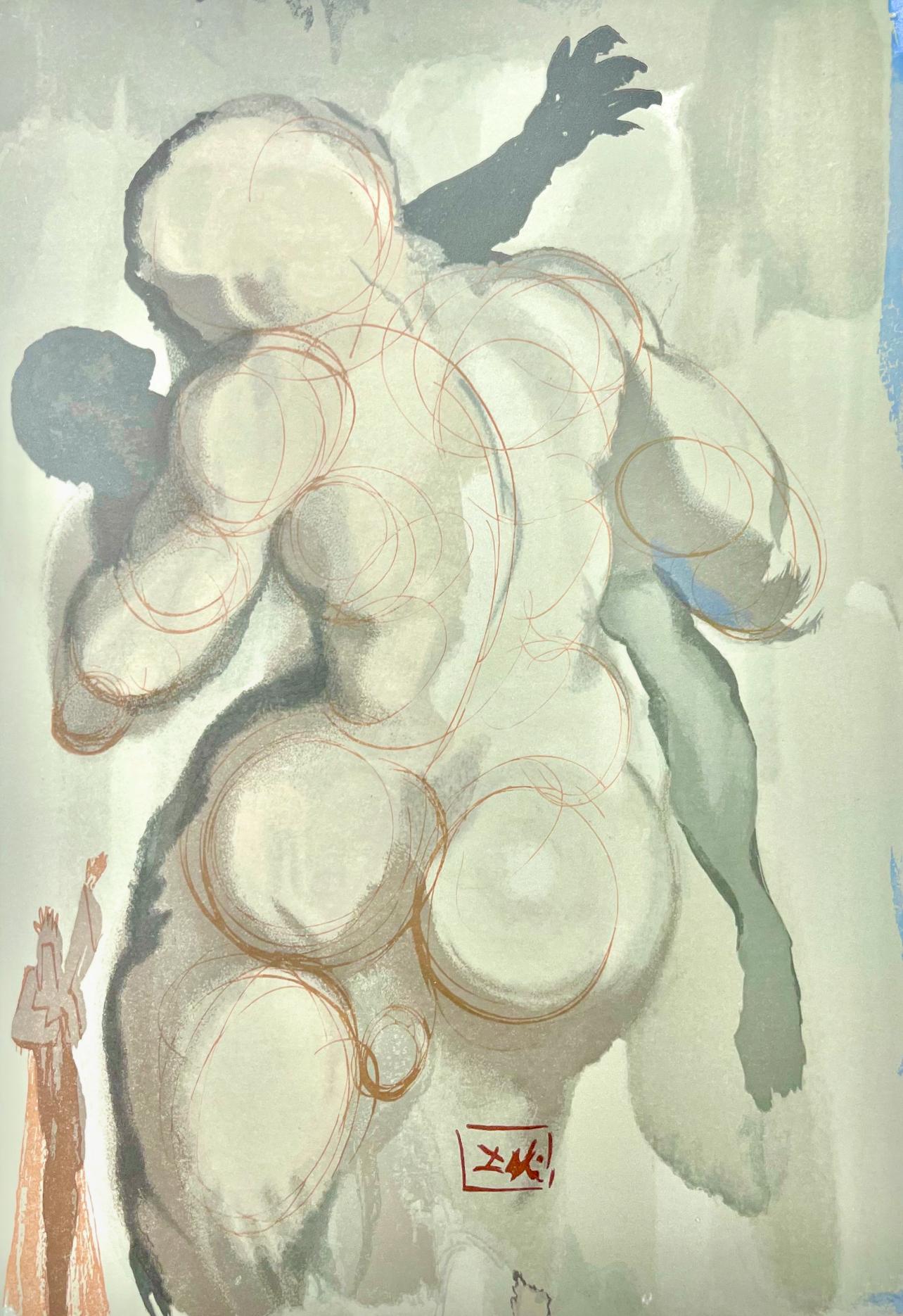 Salvador Dalí Landscape Print – Fegefeuer VI (Feld 189-200; M/L 1039-1138), Die Göttliche Komödie