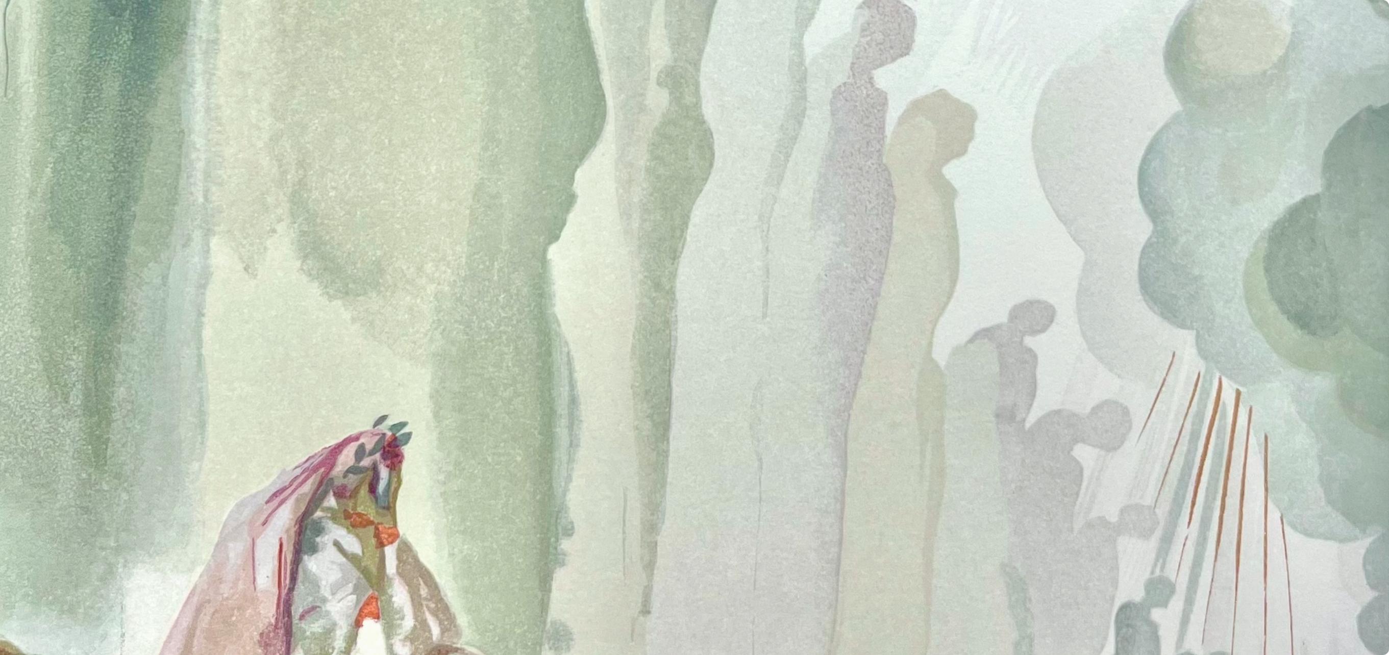 Fegefeuer XIII (Campo 189-200; M/L 1039-1138), Die Göttliche Komödie - Print Surrealismo di Salvador Dalí