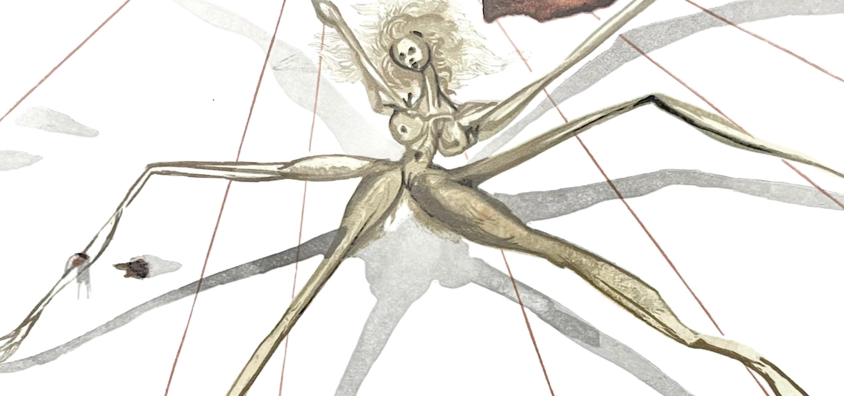 Fegefeuer XVII (Champs 189-200 ; M/L 1039-1138), Die Göttliche Komödie - Surréalisme Print par Salvador Dalí