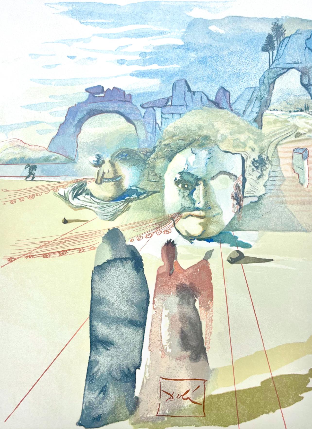 Figurative Print de Salvador Dalí - Fegefeuer XX (Campo 189-200; M/L 1039-1138), Die Göttliche Komödie