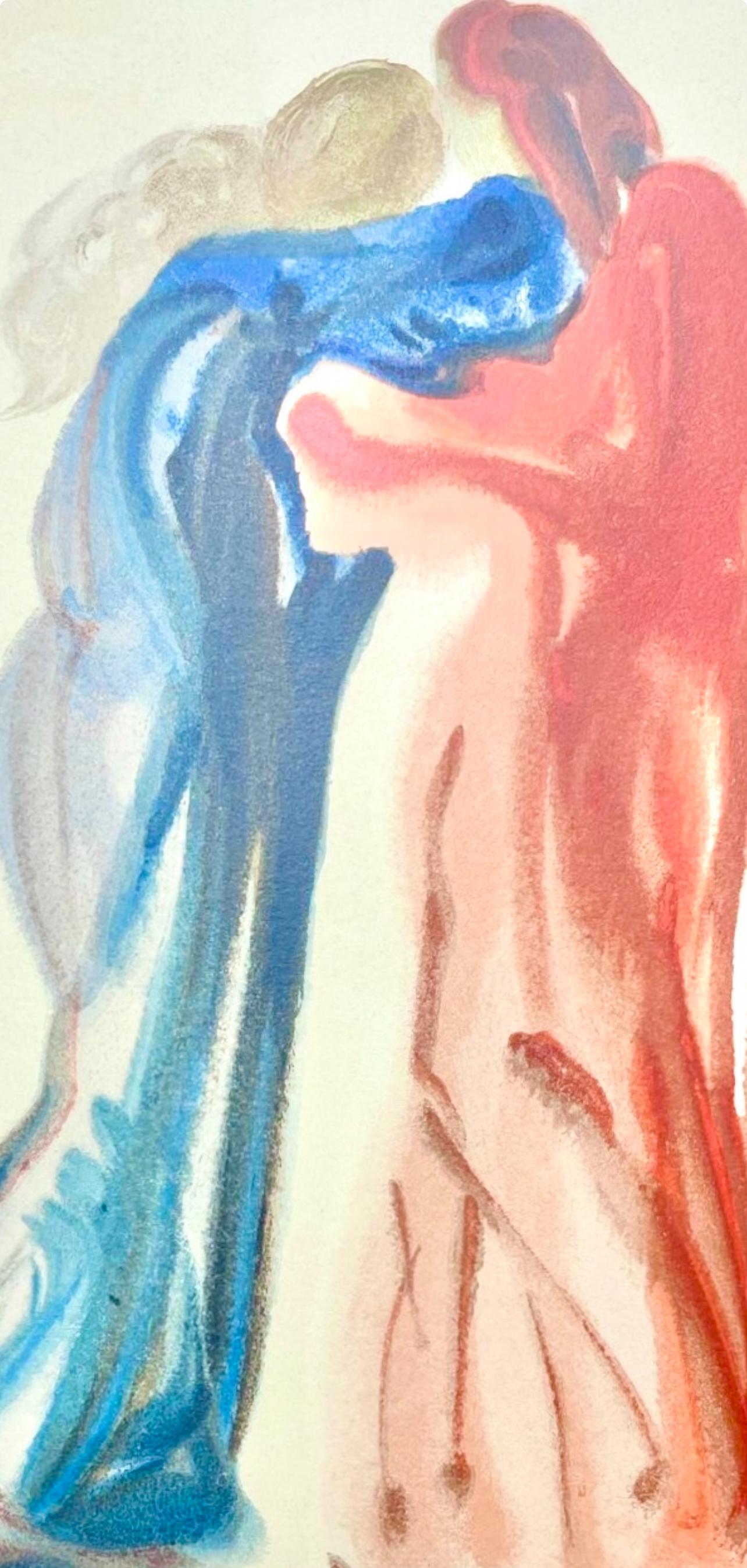 Fegefeuer XXIX (Field 189-200; M/L 1039-1138), Die Göttliche Komödie - Print by Salvador Dalí