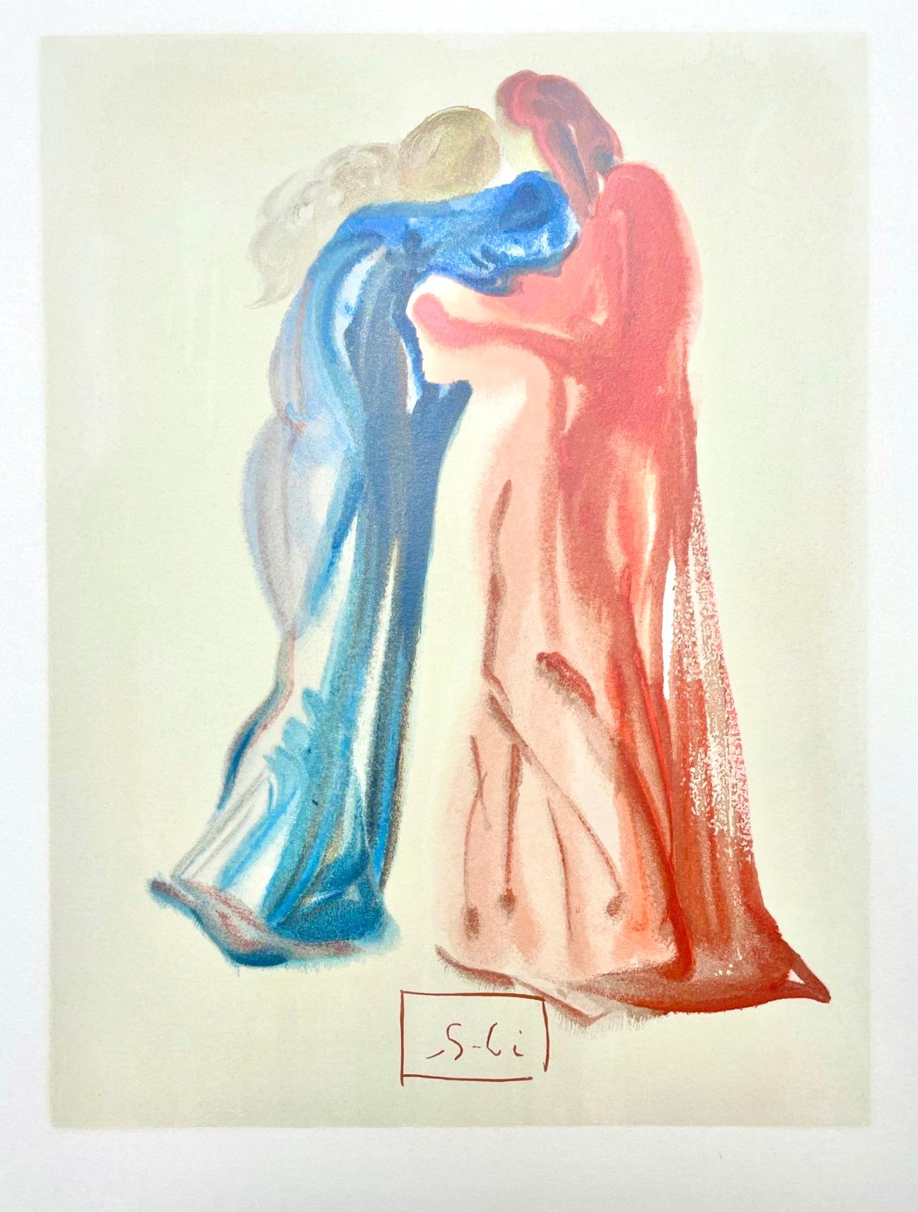 Woodcut in colors on vélin de Rives BFK paper, mounted on vélin d’Arches support, as issued. Paper size: 13 x 10.375 inches. Inscription: Signed in the block, and unnumbered, as issued. Catalogue raisonné reference: Michler & Löpsinger 1039-1138;