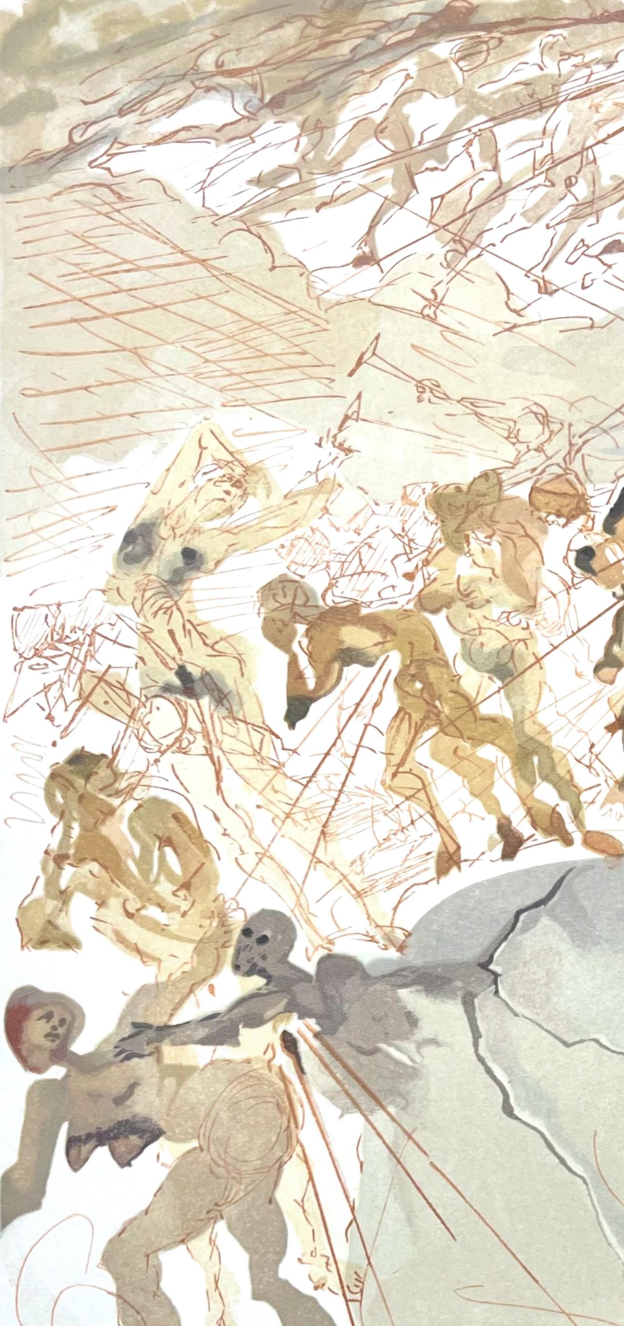 Fegefeuer XXV (Field 189-200; M/L 1039-1138), Die Göttliche Komödie - Print by Salvador Dalí