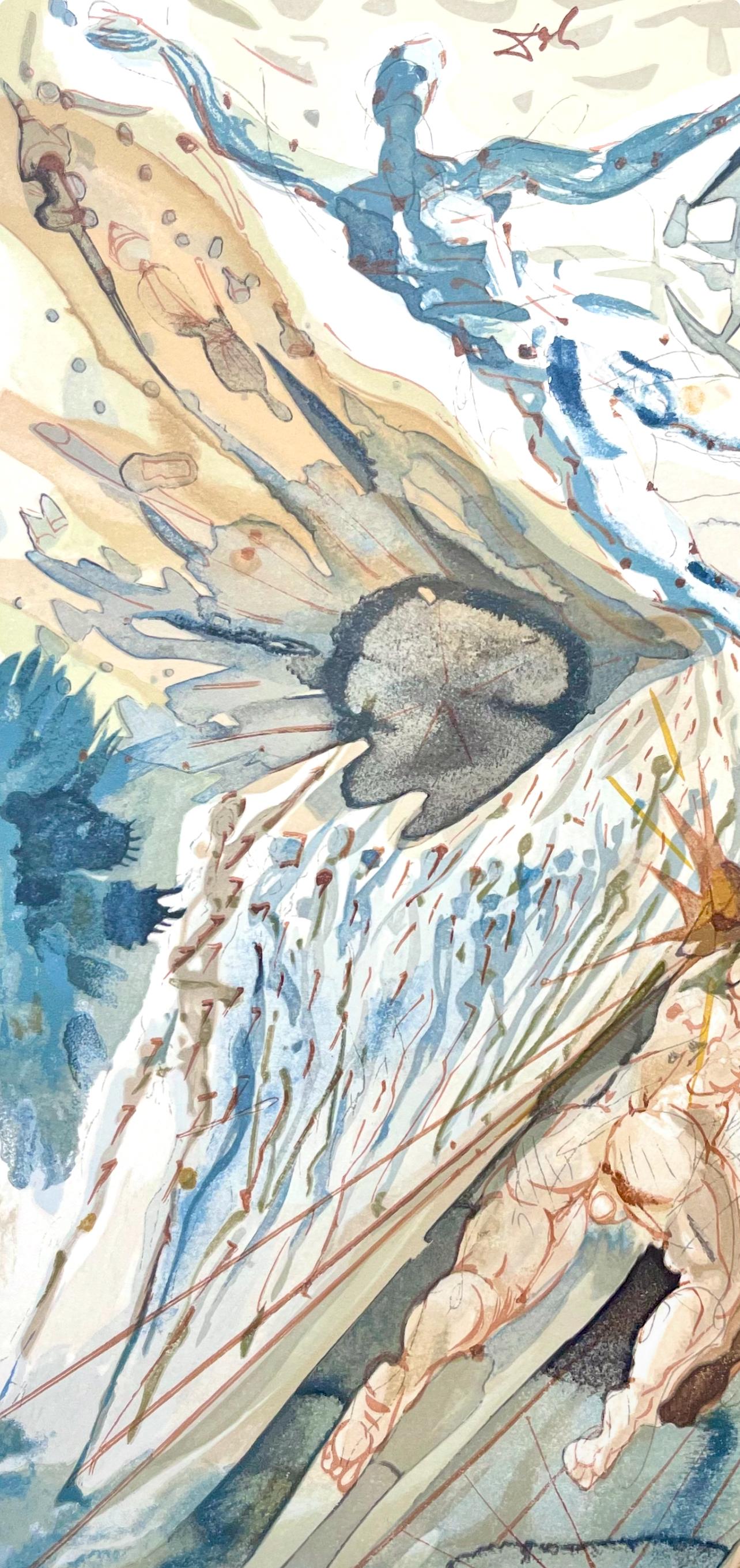 Fegefeuer XXVI (Campo 189-200; M/L 1039-1138), Die Göttliche Komödie - Print Surrealista de Salvador Dalí