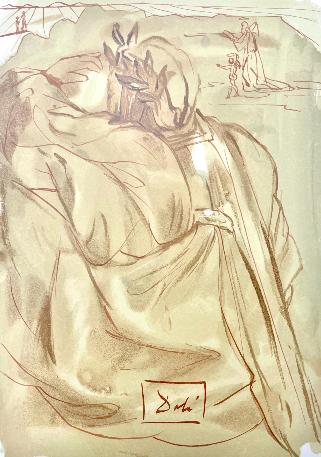 Landscape Print Salvador Dalí - Fegefeuer XXX (champ 189-200 ; M/L 1039-1138), Die Göttliche Komödie
