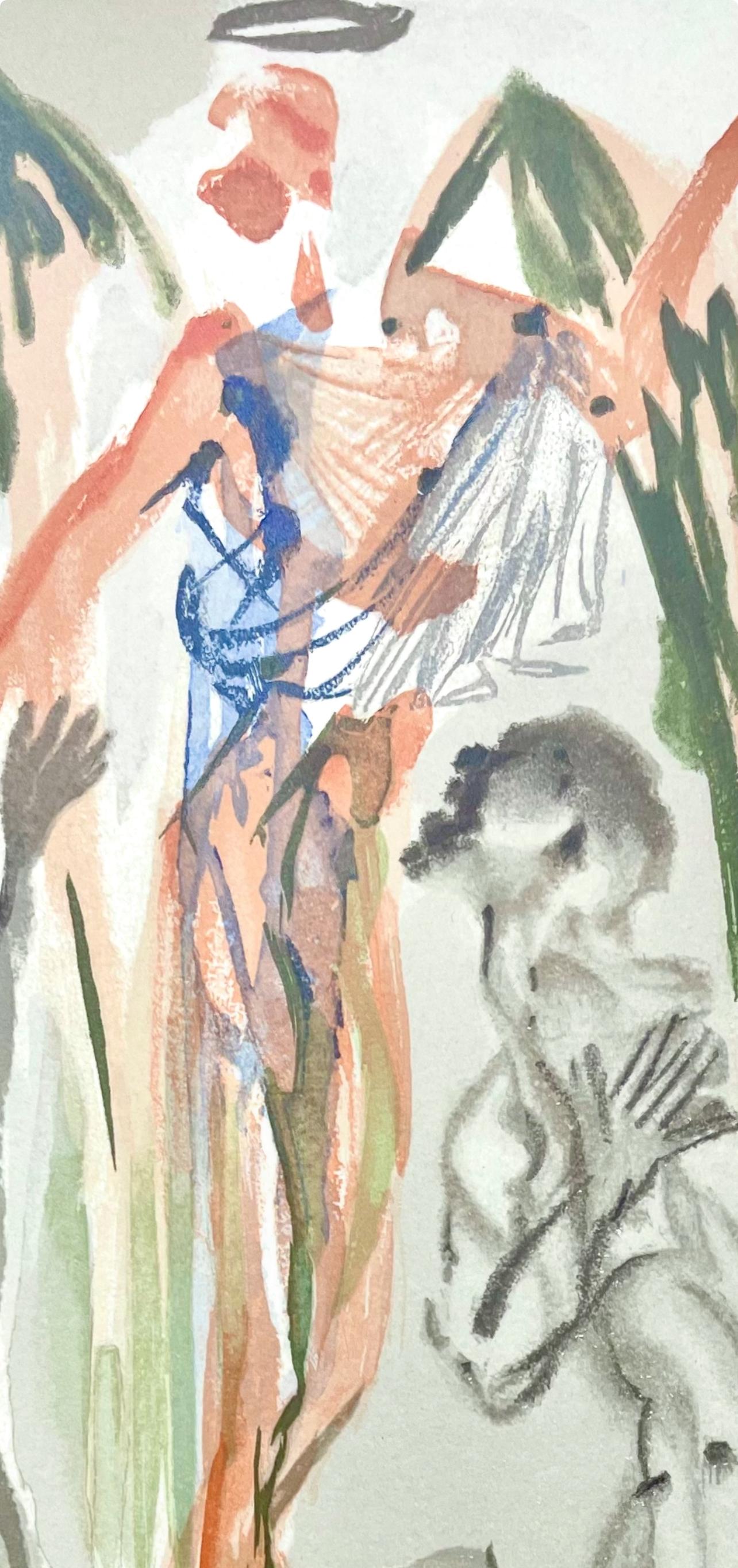 Fegefeuer XXXII (Campo 189-200; M/L 1039-1138), Die Göttliche Komödie - Print di Salvador Dalí