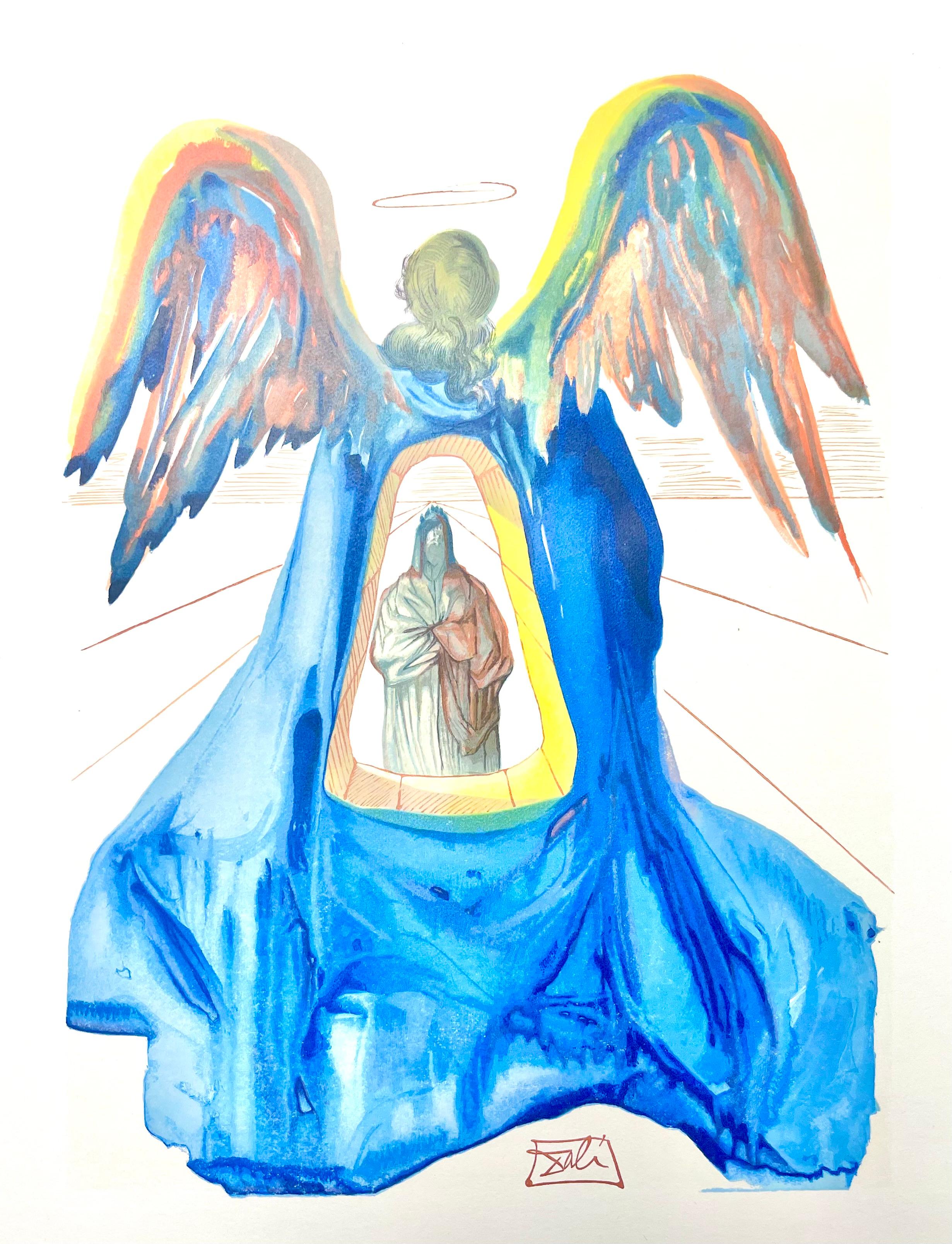 Xilografía en colores sobre papel vélin de Rives BFK, montada sobre soporte vélin d'Arches, tal como se emitió. Tamaño del papel: 13 x 10,375 pulgadas. Inscripción: Firmado en el bloque y sin numerar, tal como se emitió. Referencia del catálogo