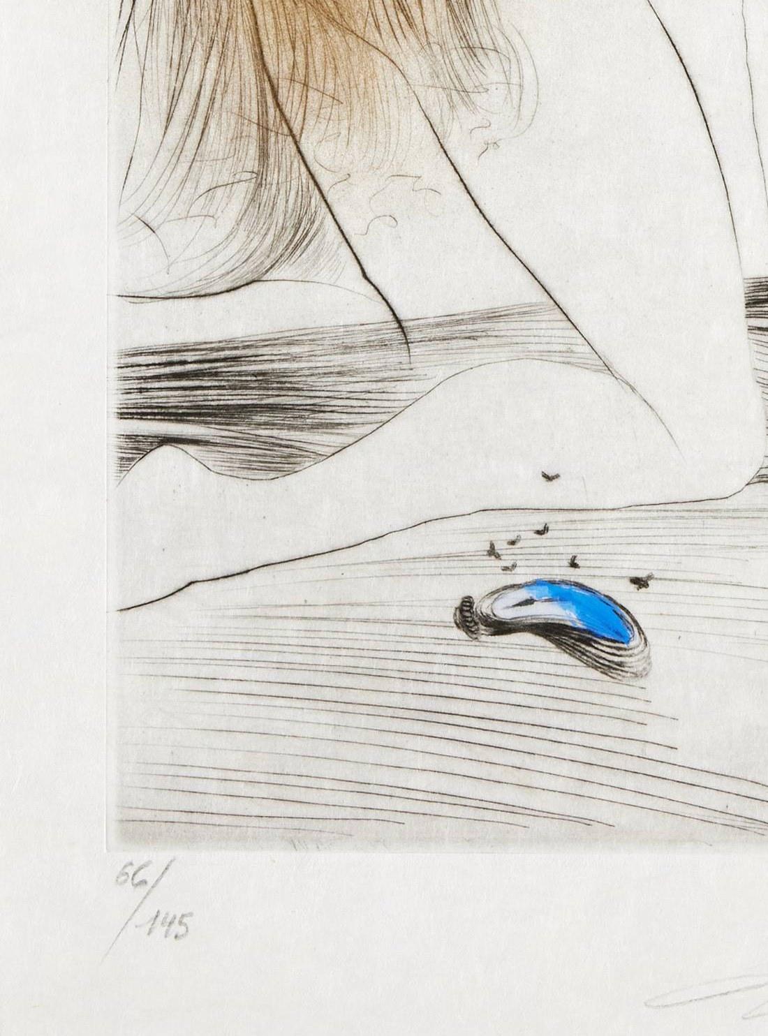 Femme à genoux - Print by Salvador Dalí
