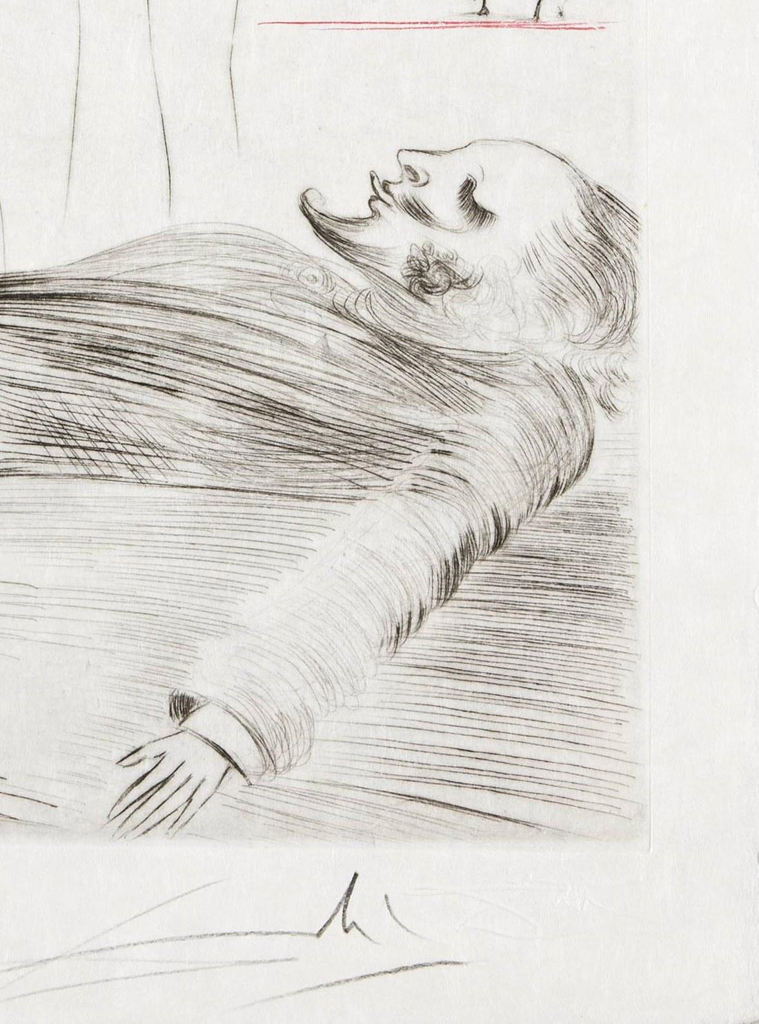 Femme à genoux - Surrealist Print by Salvador Dalí