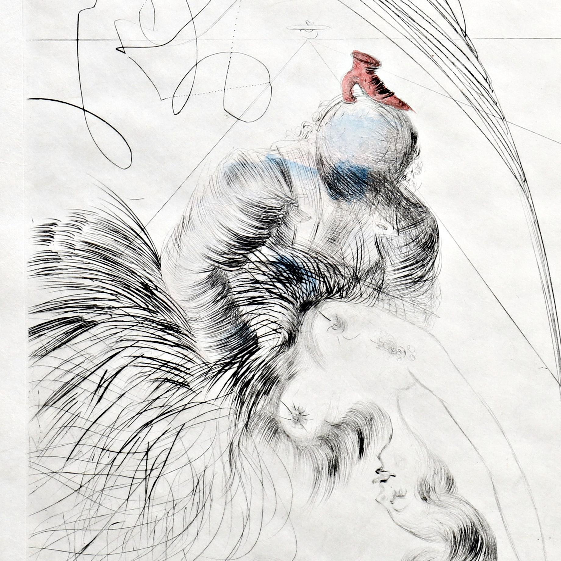 Femme à la chaussure - Print by Salvador Dalí