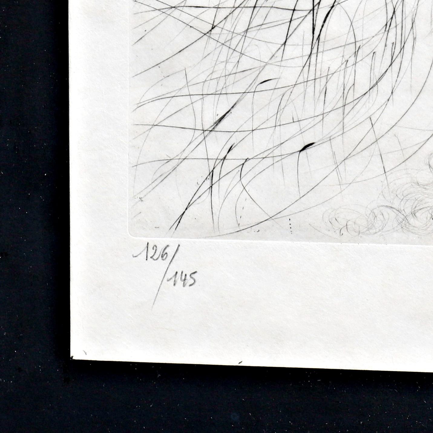 Femme à la chaussure - Surrealist Print by Salvador Dalí