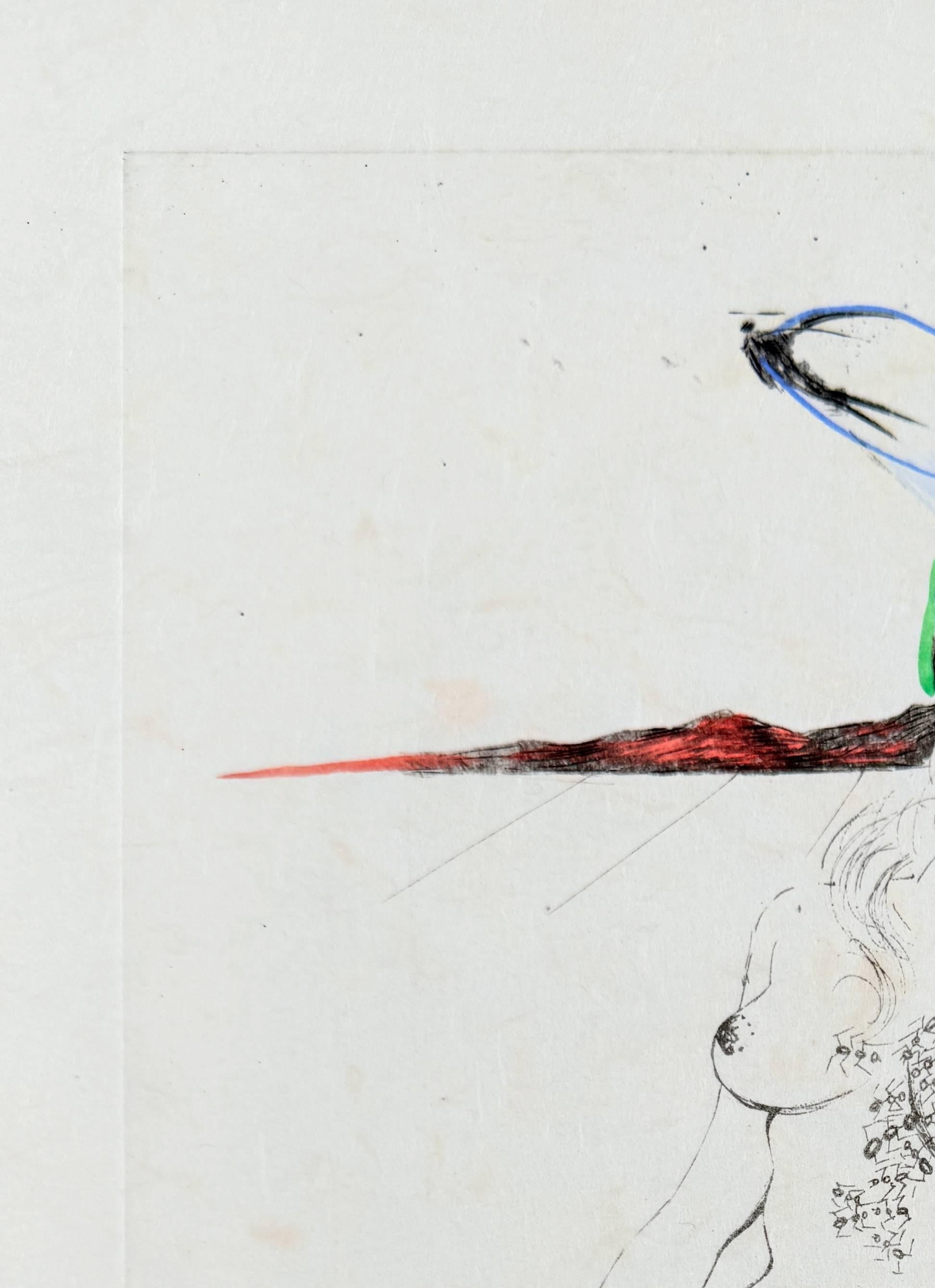 Femme à la fontaine - Print by Salvador Dalí