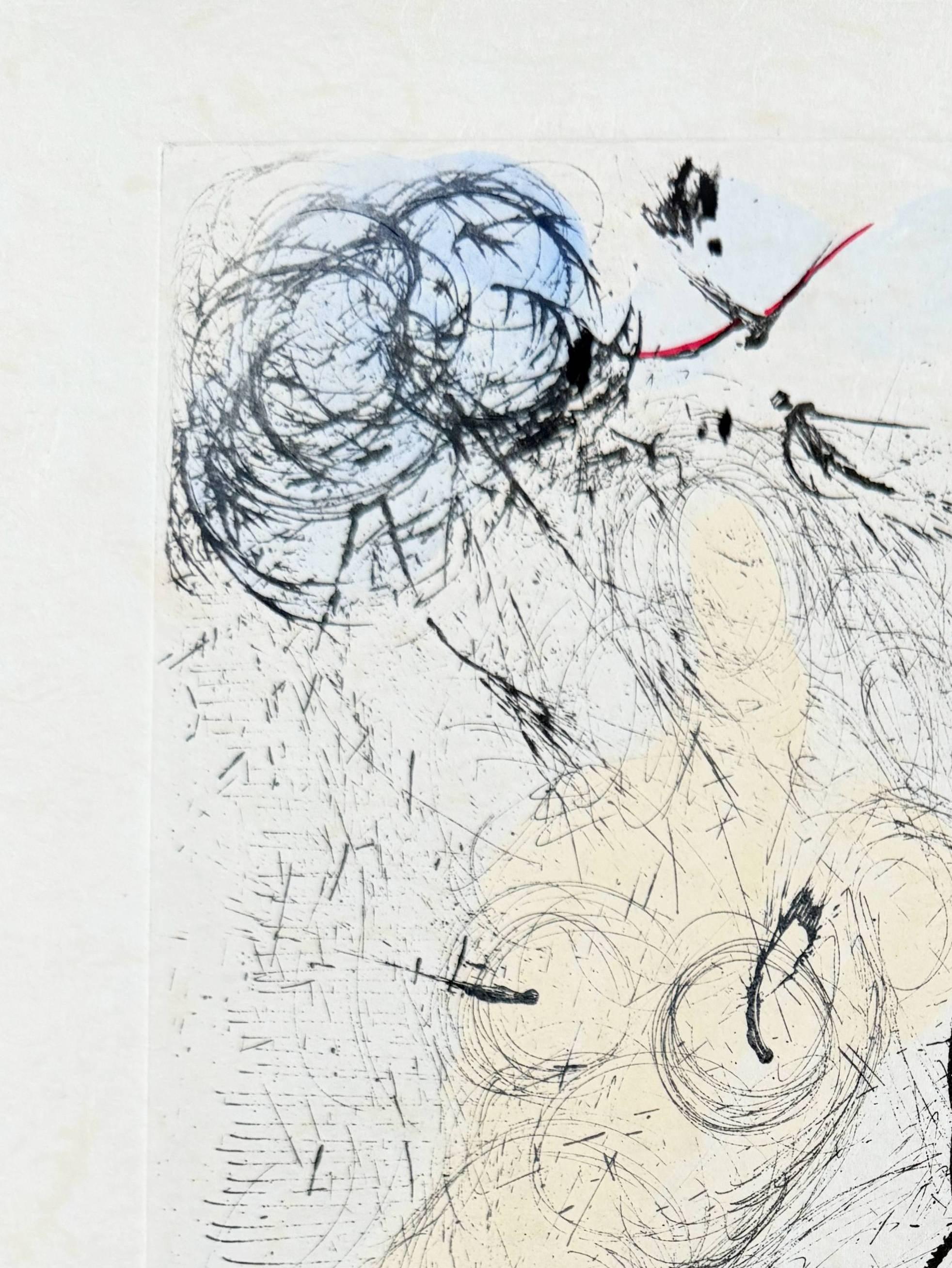 Femme à la guitare - Print by Salvador Dalí