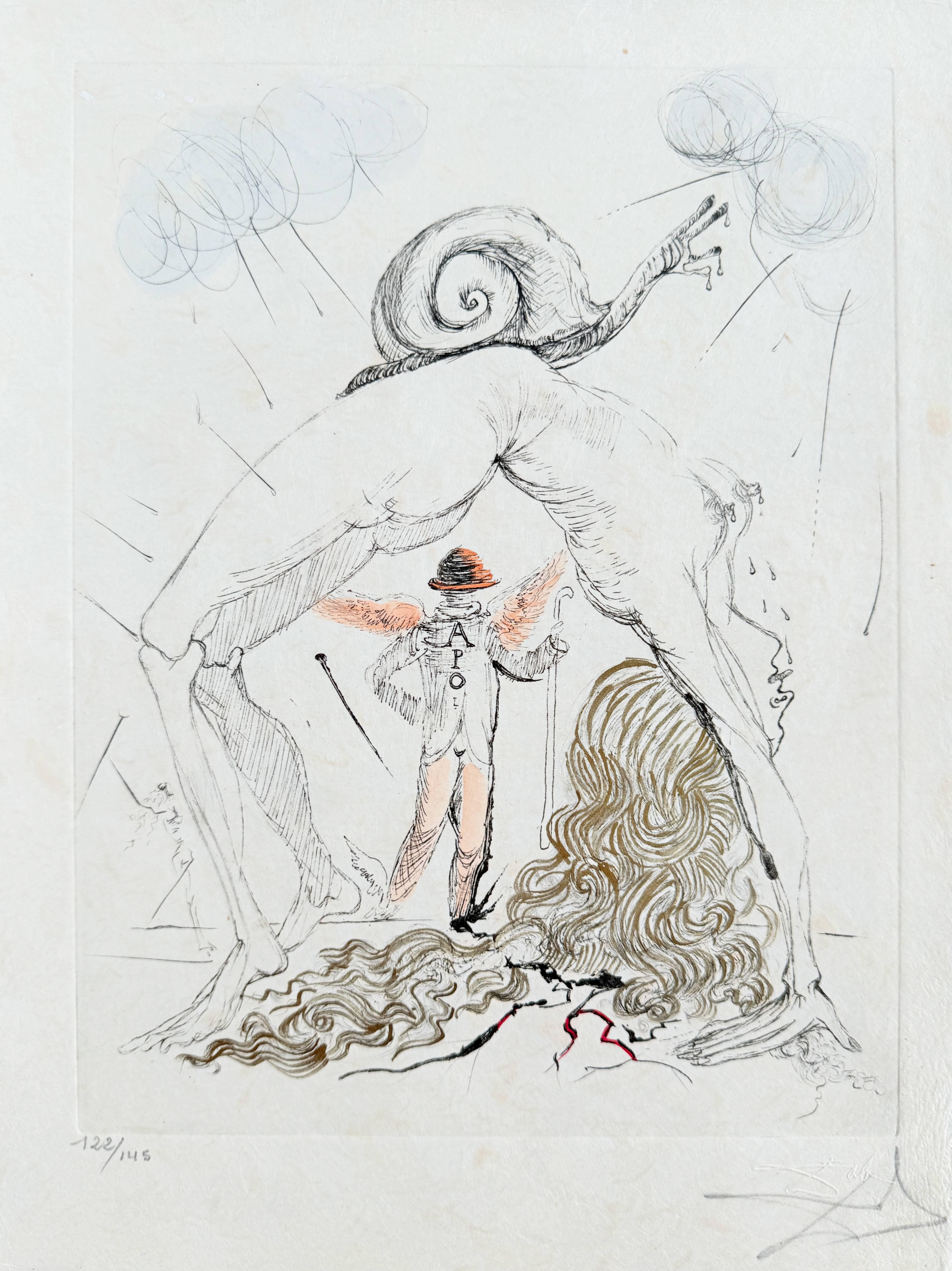 Femme à l'escargot 1