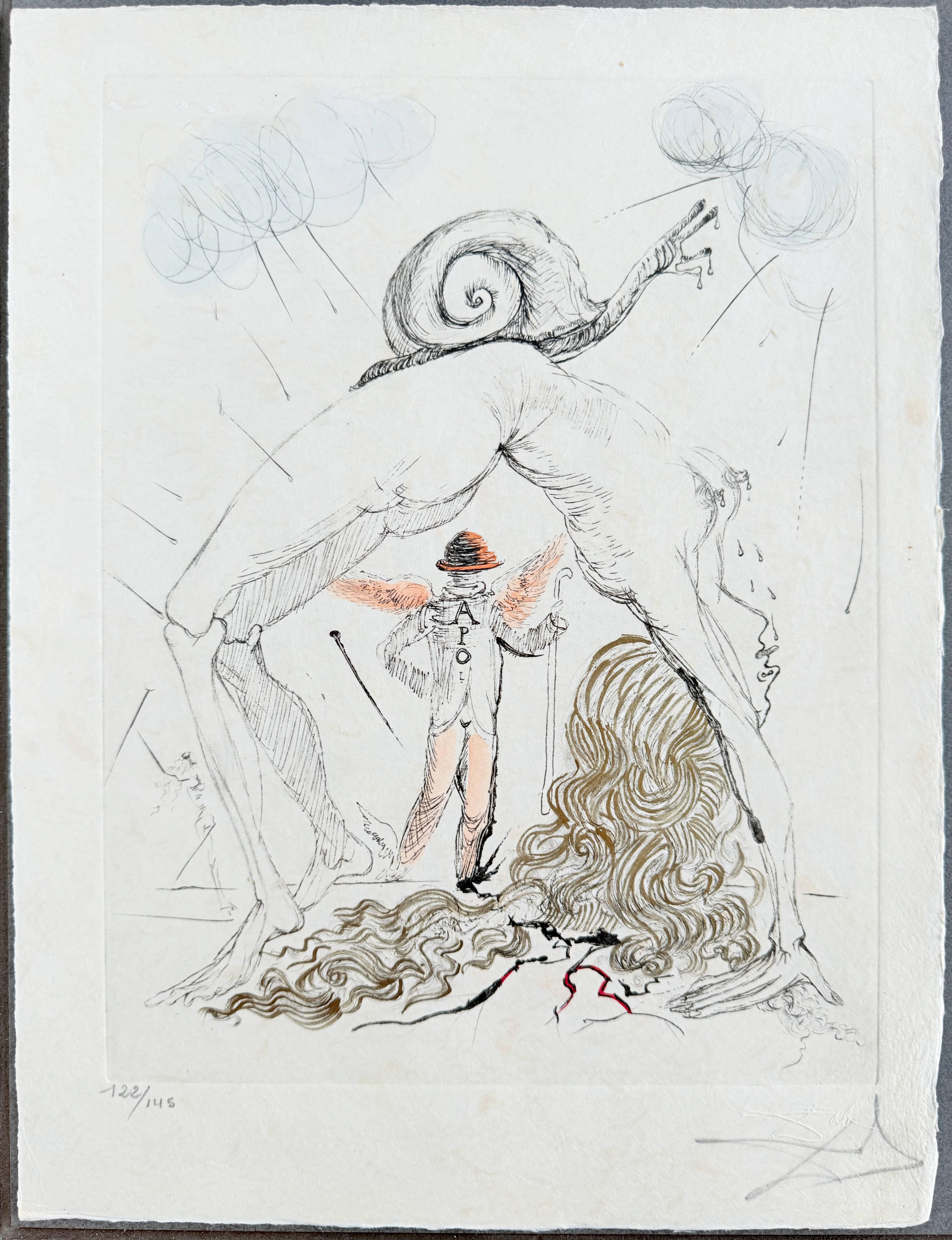 Femme à l'escargot 2