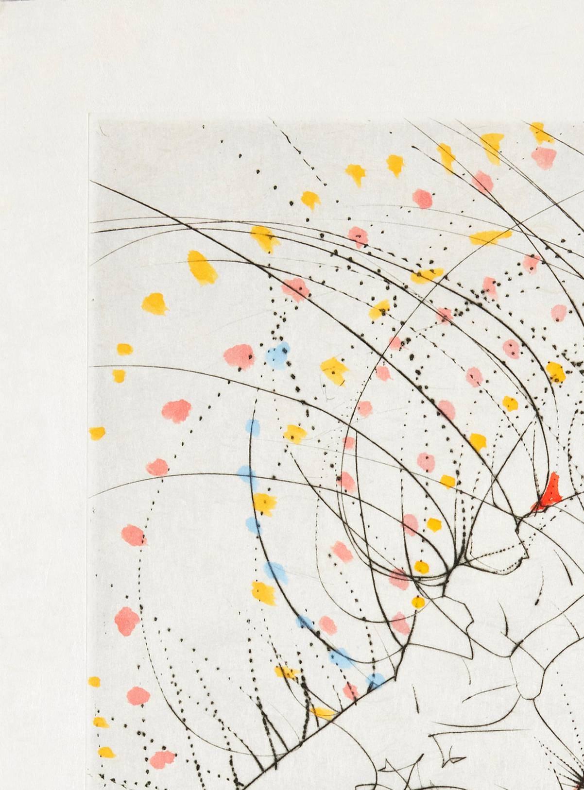 Femme-feuille - Beige Print by Salvador Dalí