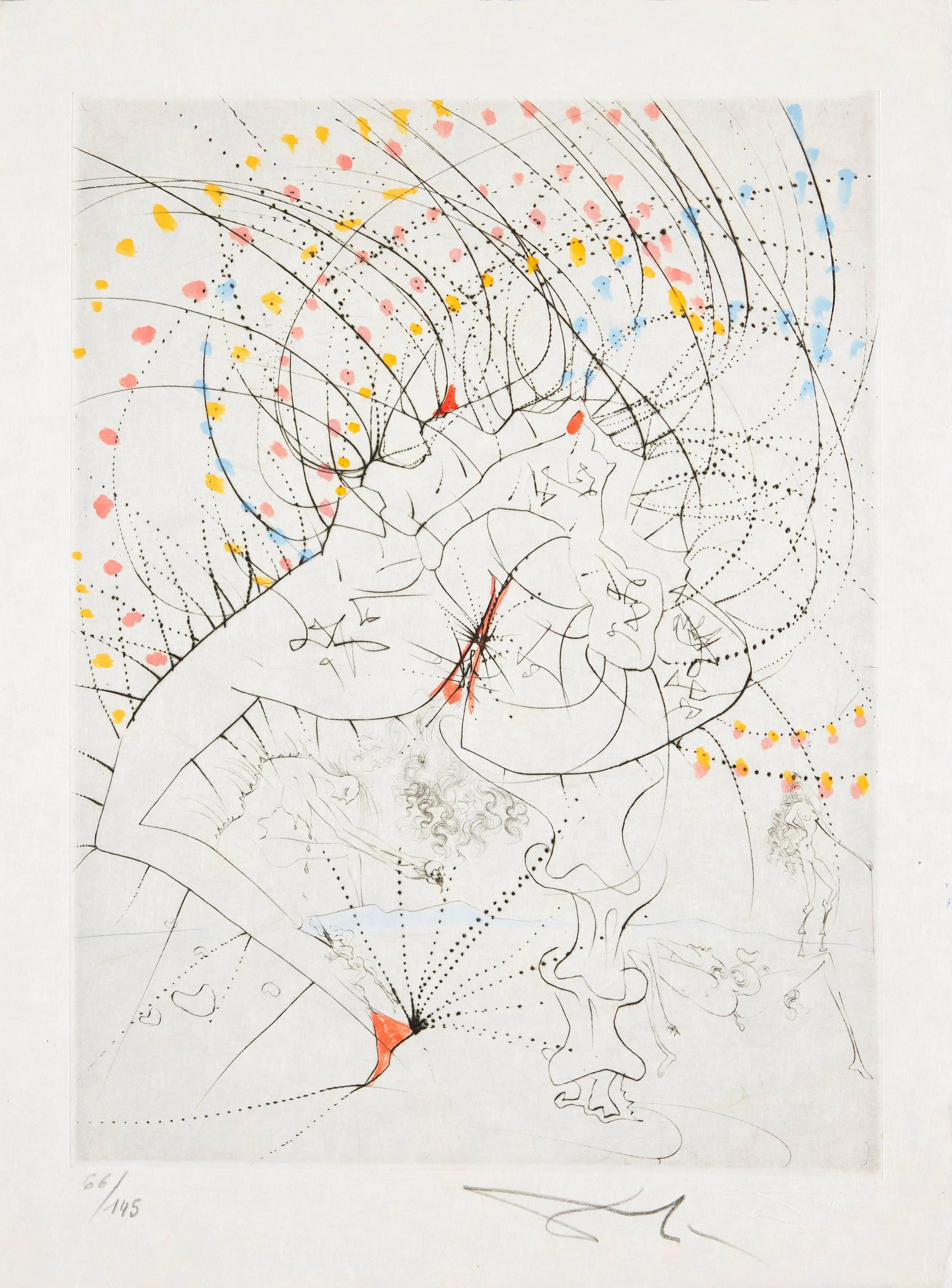 Salvador Dalí Print - Femme-feuille