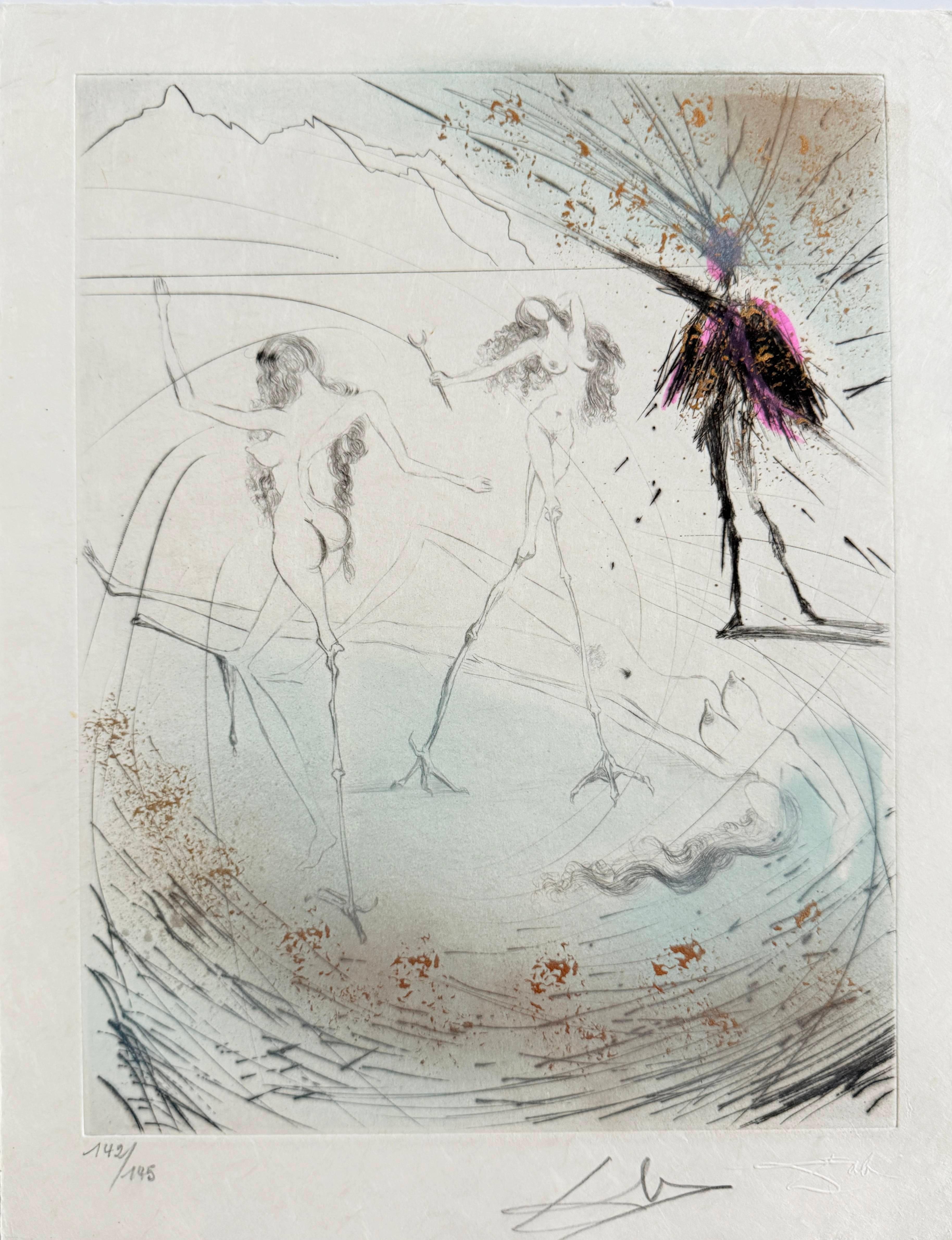 Femmes poules (Hen Women) - Print by Salvador Dalí