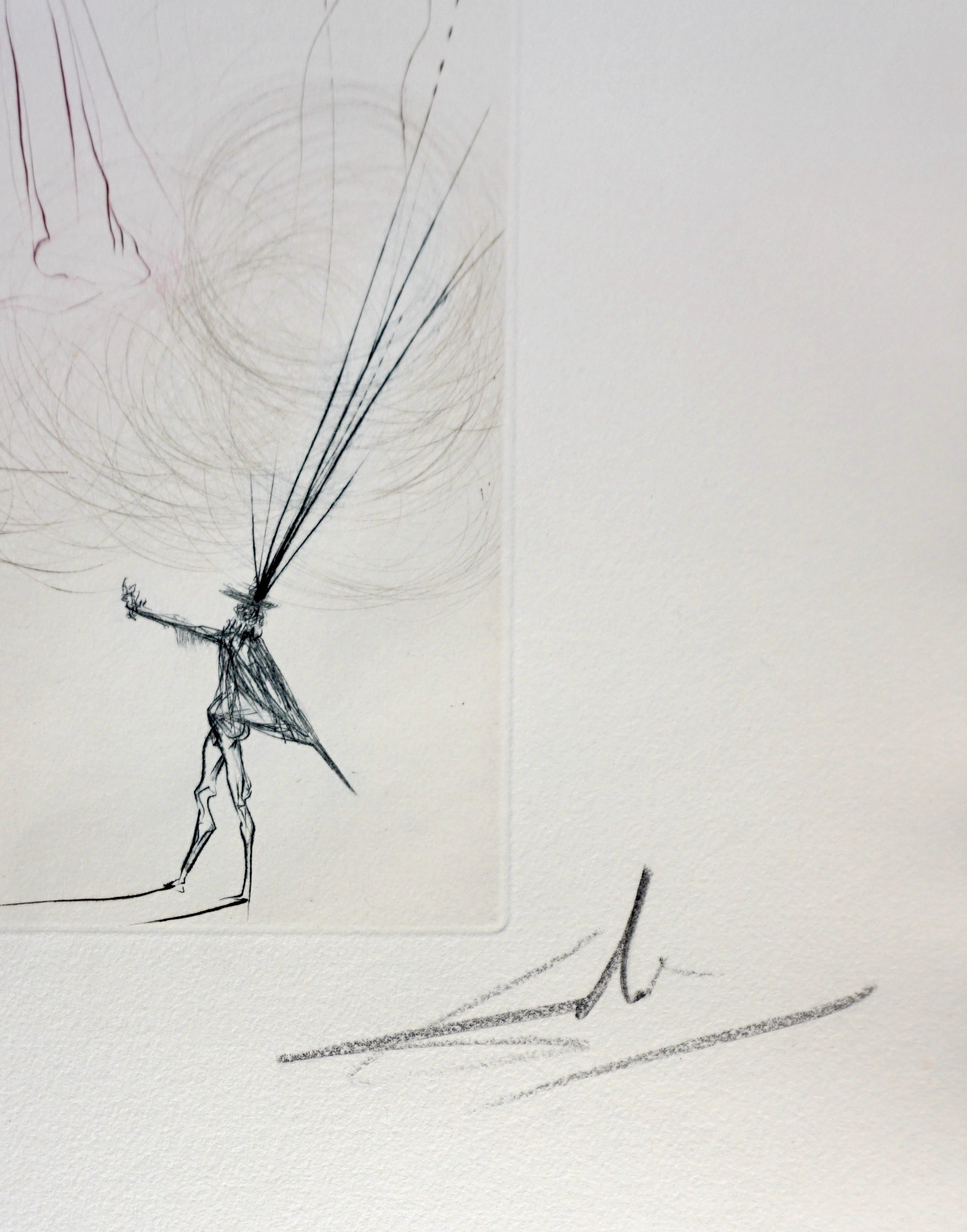Femmes Surrealiste - Donna surreale - Print di Salvador Dalí