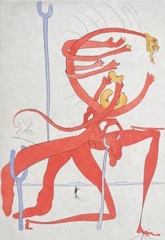 Figure Rouge avec Portrait de Quevedo (Michler/Löpsinger 771 ; A.I.C.)