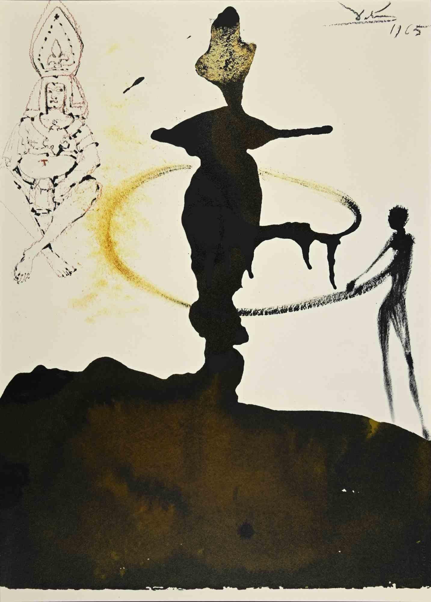 Salvador Dalí Figurative Print - Filiae Herodiadis Saltatio - Lithograph - 1964