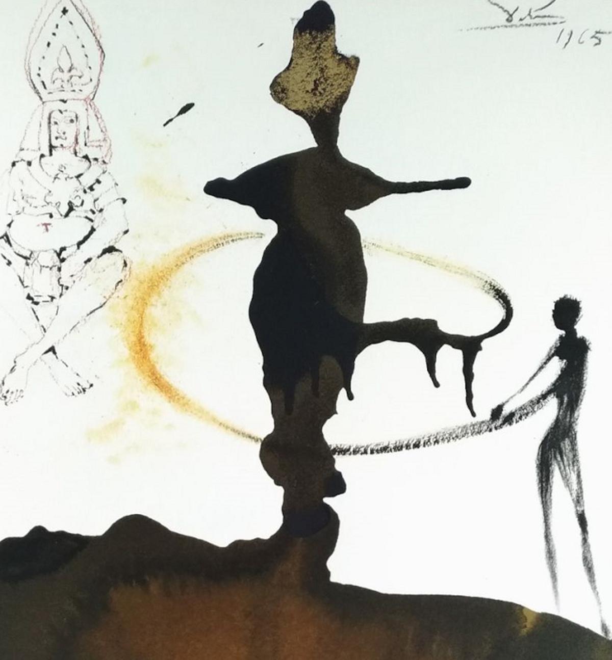 Filiae Herodiadis Saltatio - Original Lithograph by S. Dalì - 1965 - Print by Salvador Dalí