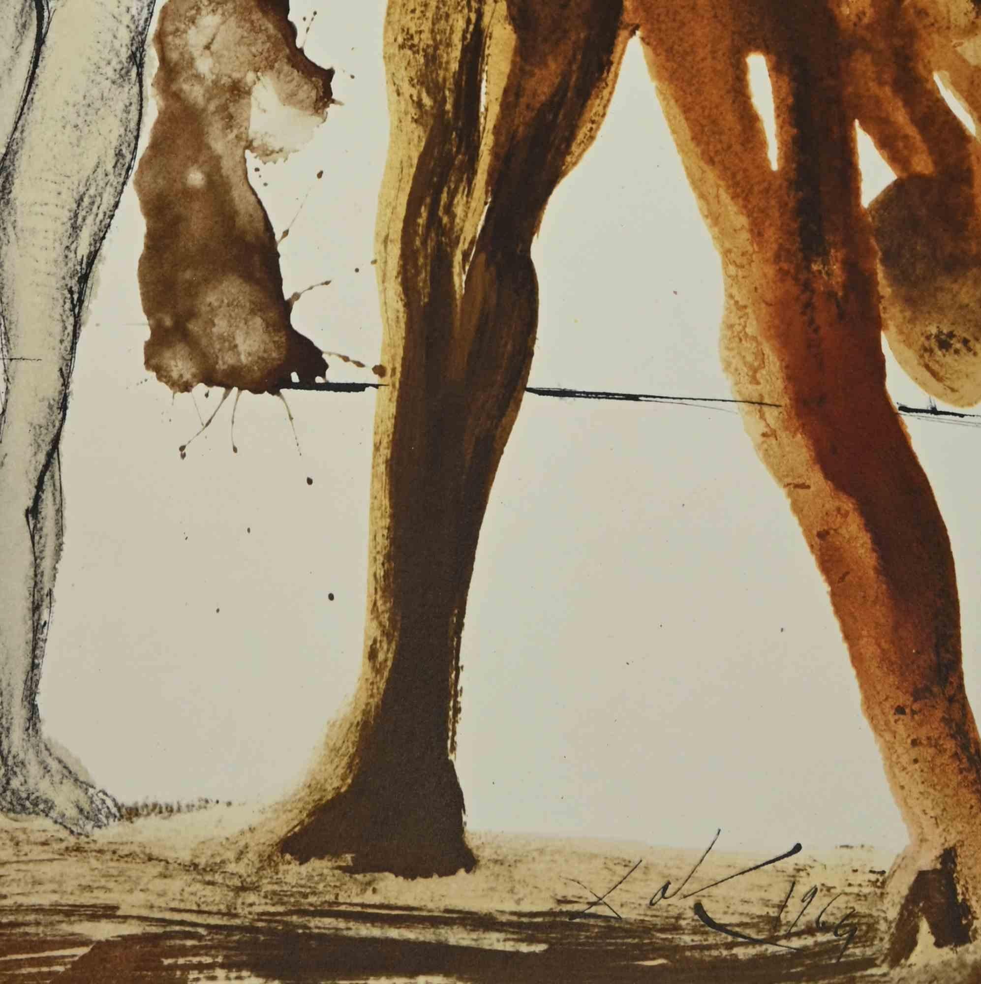 Filius Prodigus - Lithograph - 1964 - Print by Salvador Dalí
