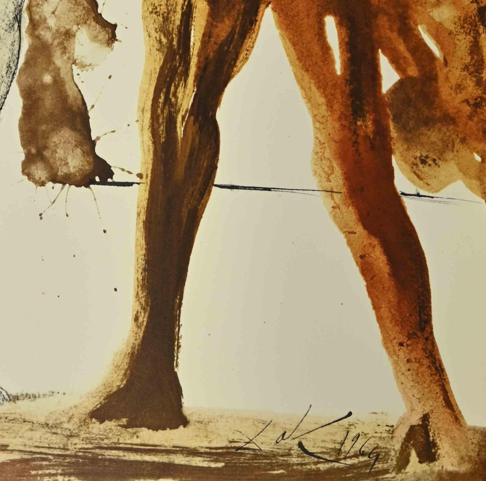 Filius Prodigus - Lithograph - 1964 - Print by Salvador Dalí