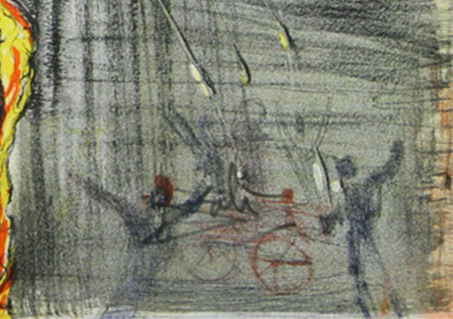 Fire, Fire, Fire eine original signierte Lithographie in limitierter Auflage aus der Serie 