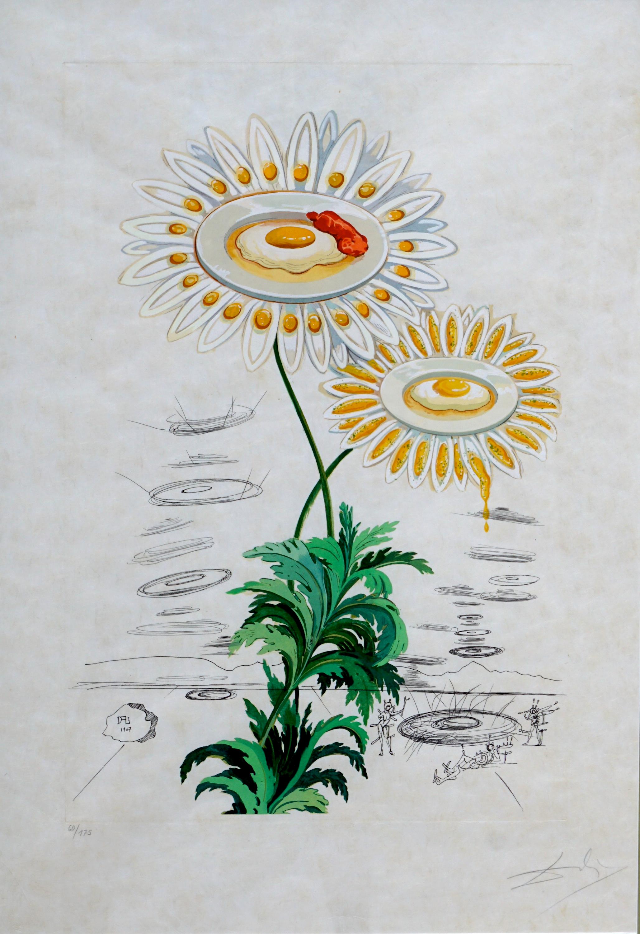 Salvador Dalí Still-Life Print - Flora Dalinae Chrysanthemum