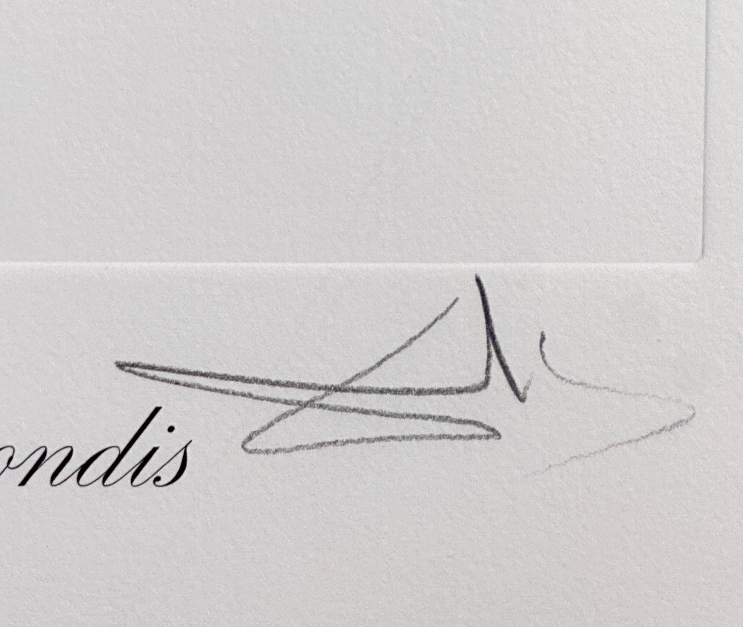 Florals Daffodils of Love - Surrealist Print by Salvador Dalí