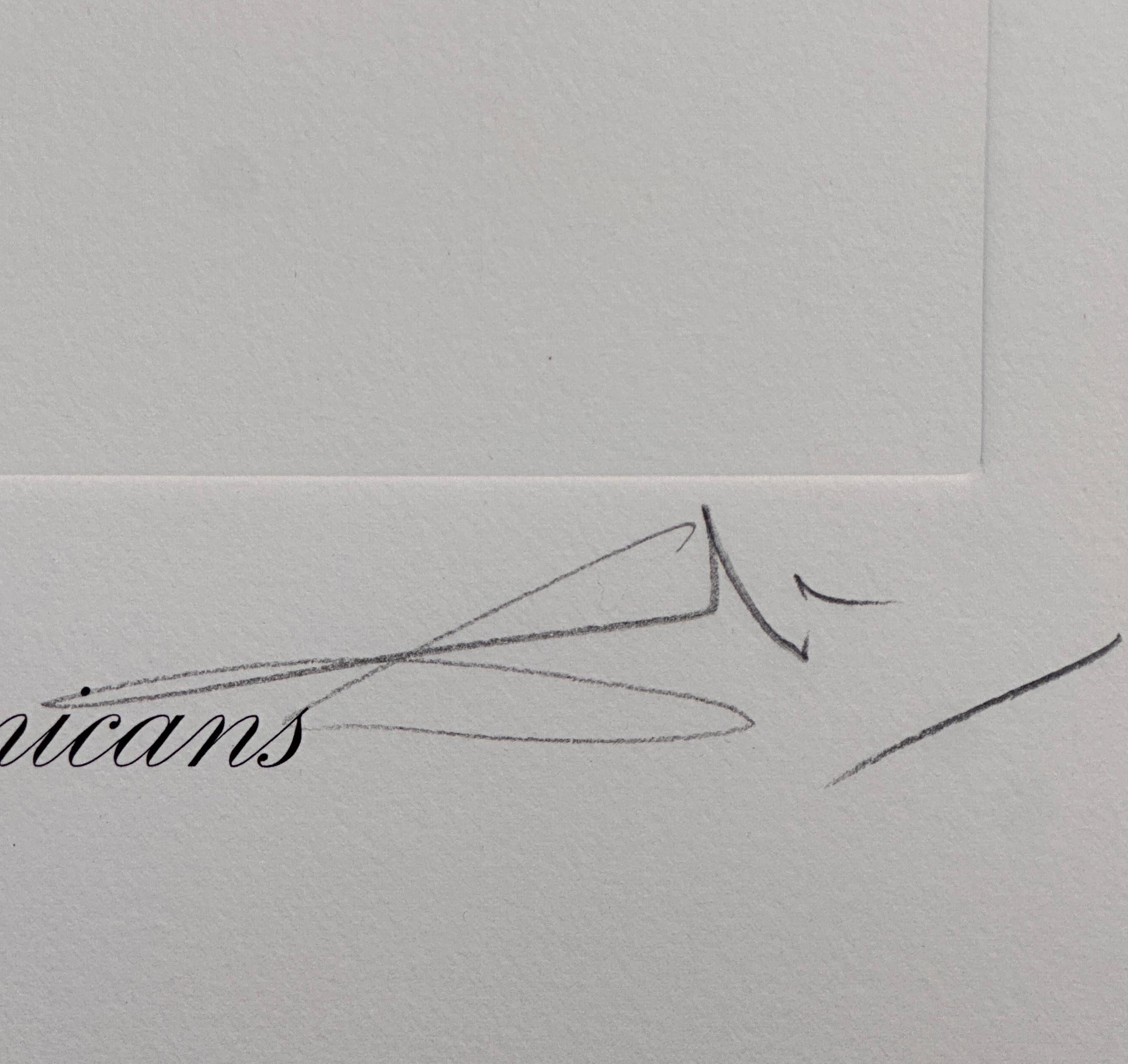 Blumen Erotische Lilie (Surrealismus), Print, von Salvador Dalí