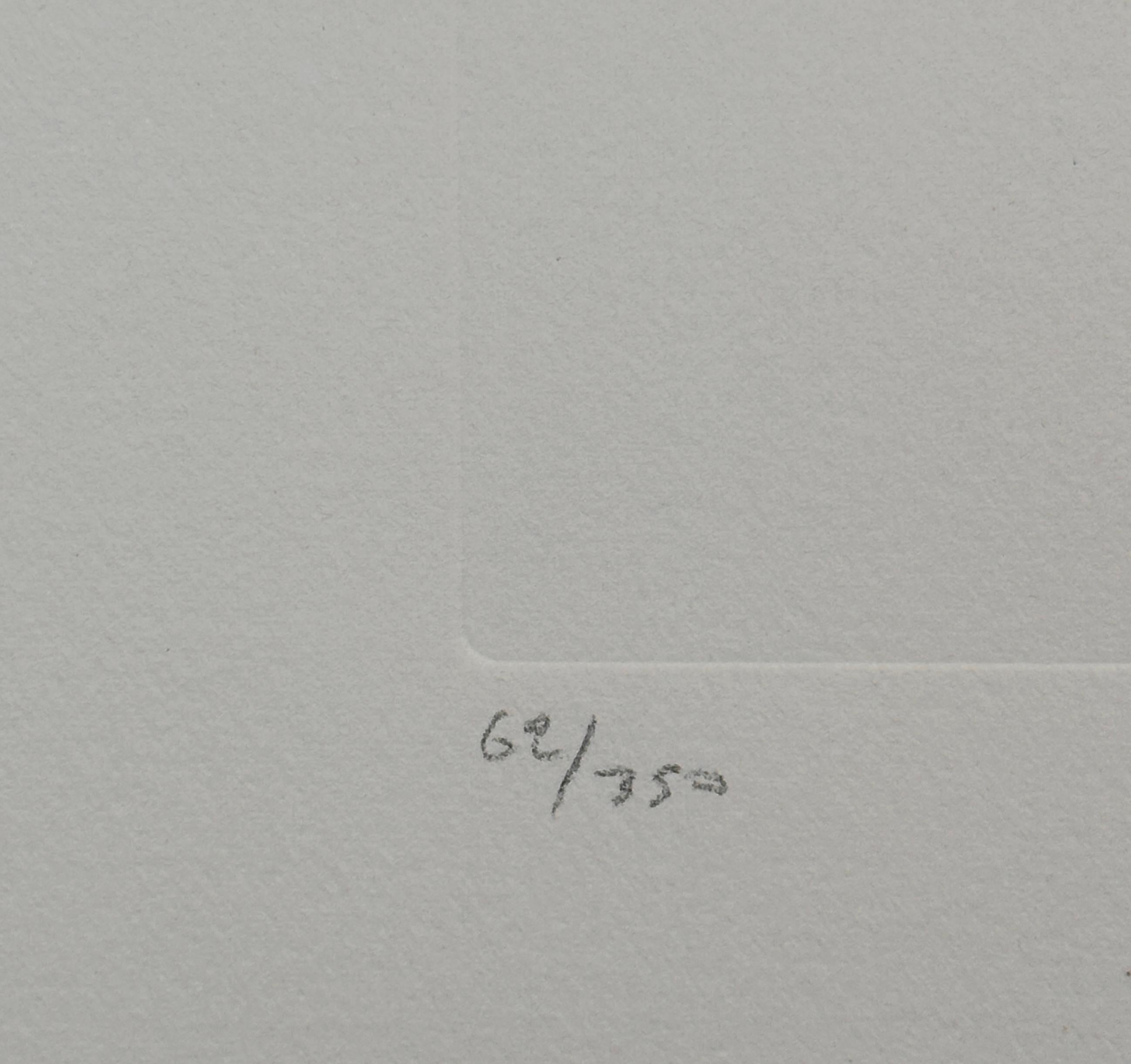 Blumen Erotische Lilie (Grau), Still-Life Print, von Salvador Dalí