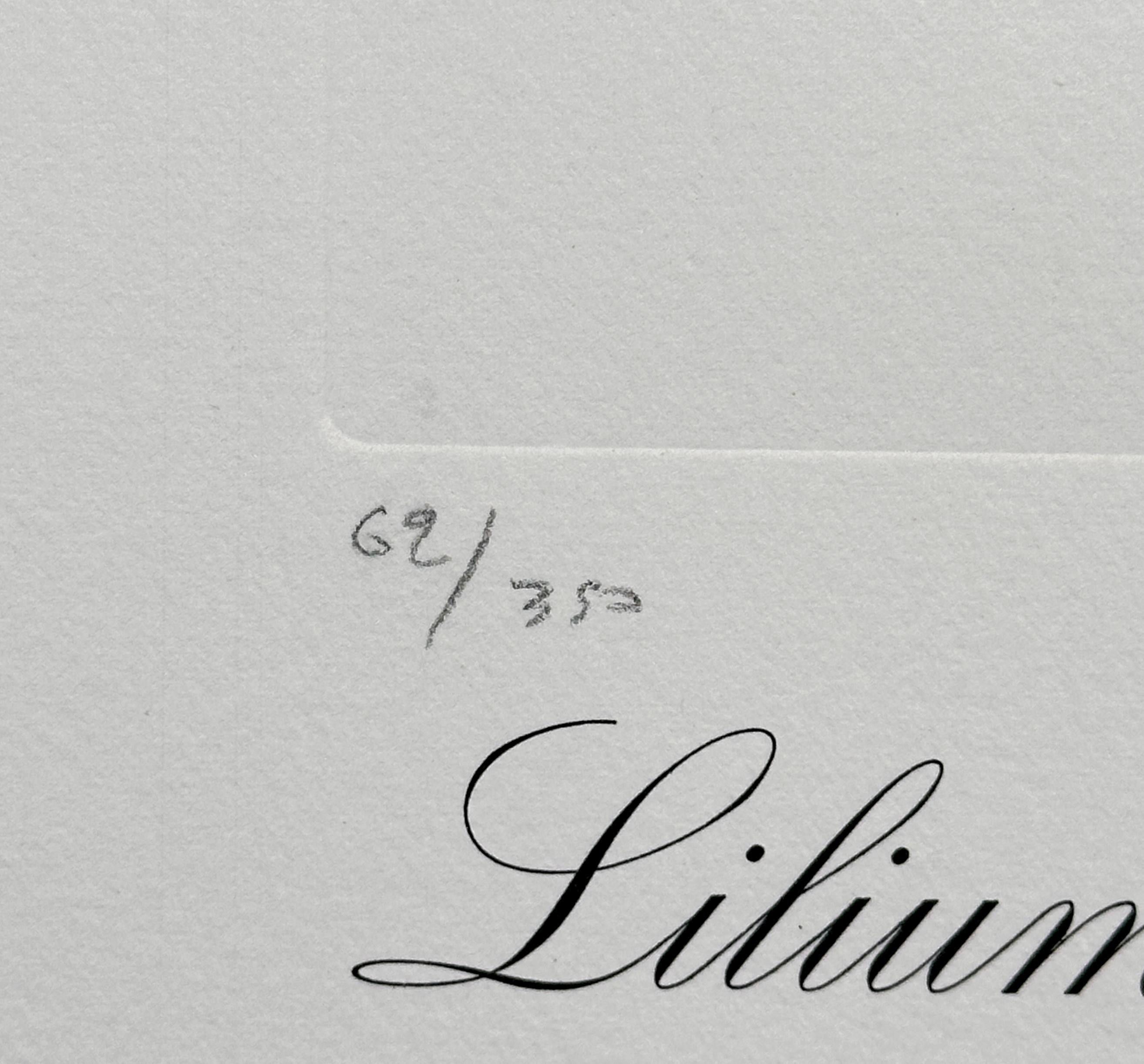 ARTIST: Salvador Dali

TITLE: Florals Lilies of Time

MEDIUM: Etching

SIGNED: Hand Signed by Salvador Dali

PUBLISHER: Editions Graphiques Internationals

EDITION NUMBER: 62/350

MEASUREMENTS: 29.4