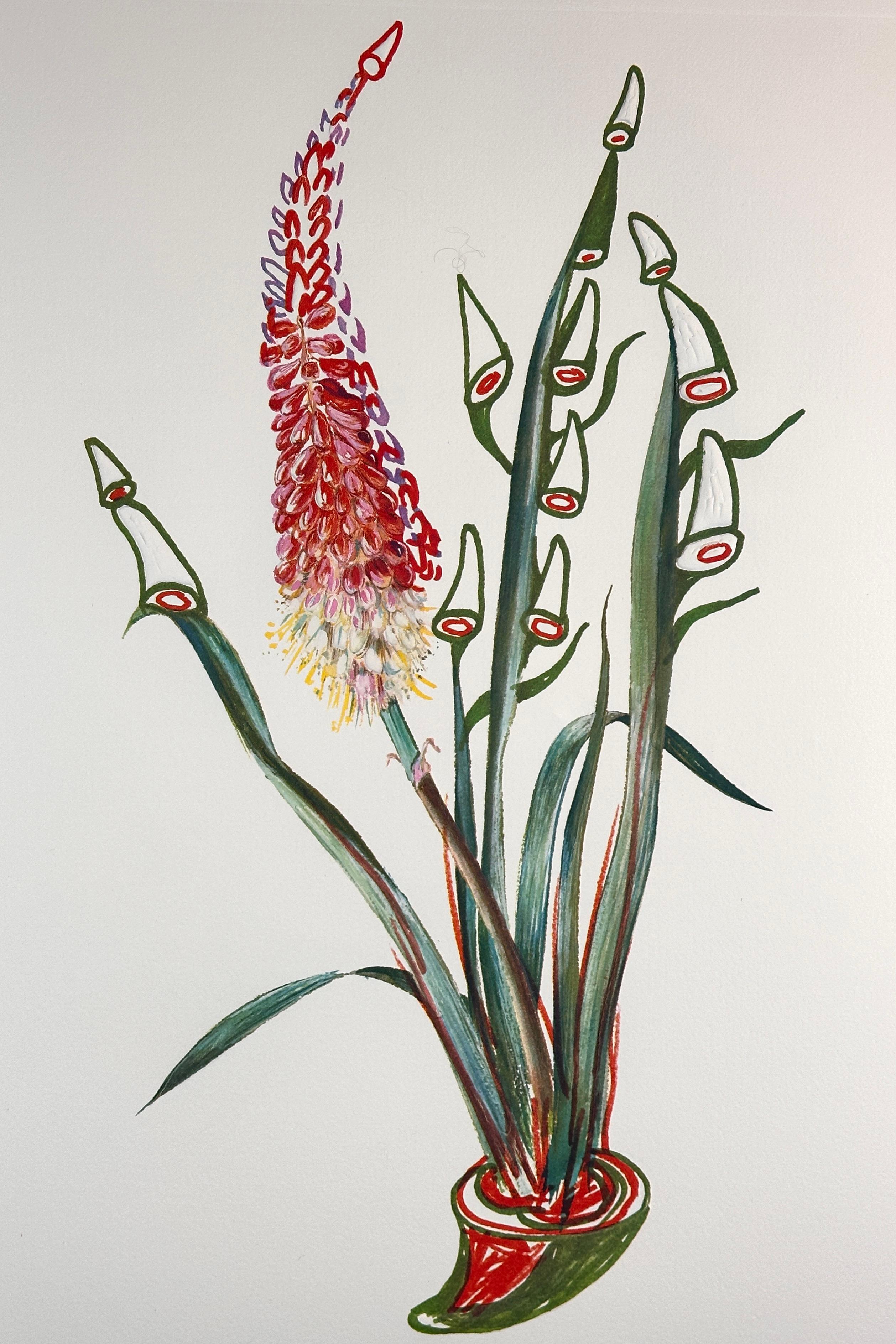 Florals Rhinoceros Stock - Print by Salvador Dalí