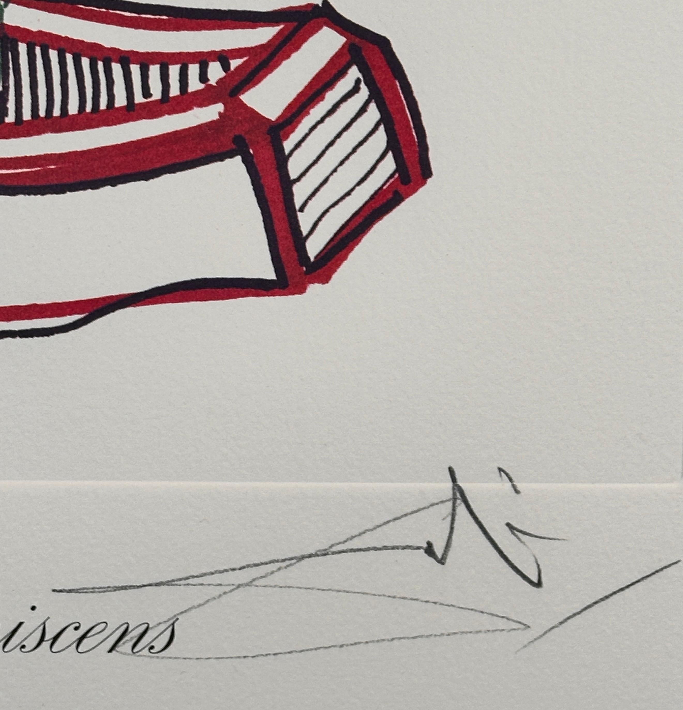 Florals Roses of Memory - Surrealist Print by Salvador Dalí