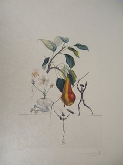 Flordali : Don Quichotte Pear - Eau-forte originale signée à la main (feuille 69-11H)