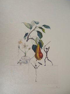 Flordali : Don Quichotte Pear - Original Handsigned Etching (Field 69-11H)