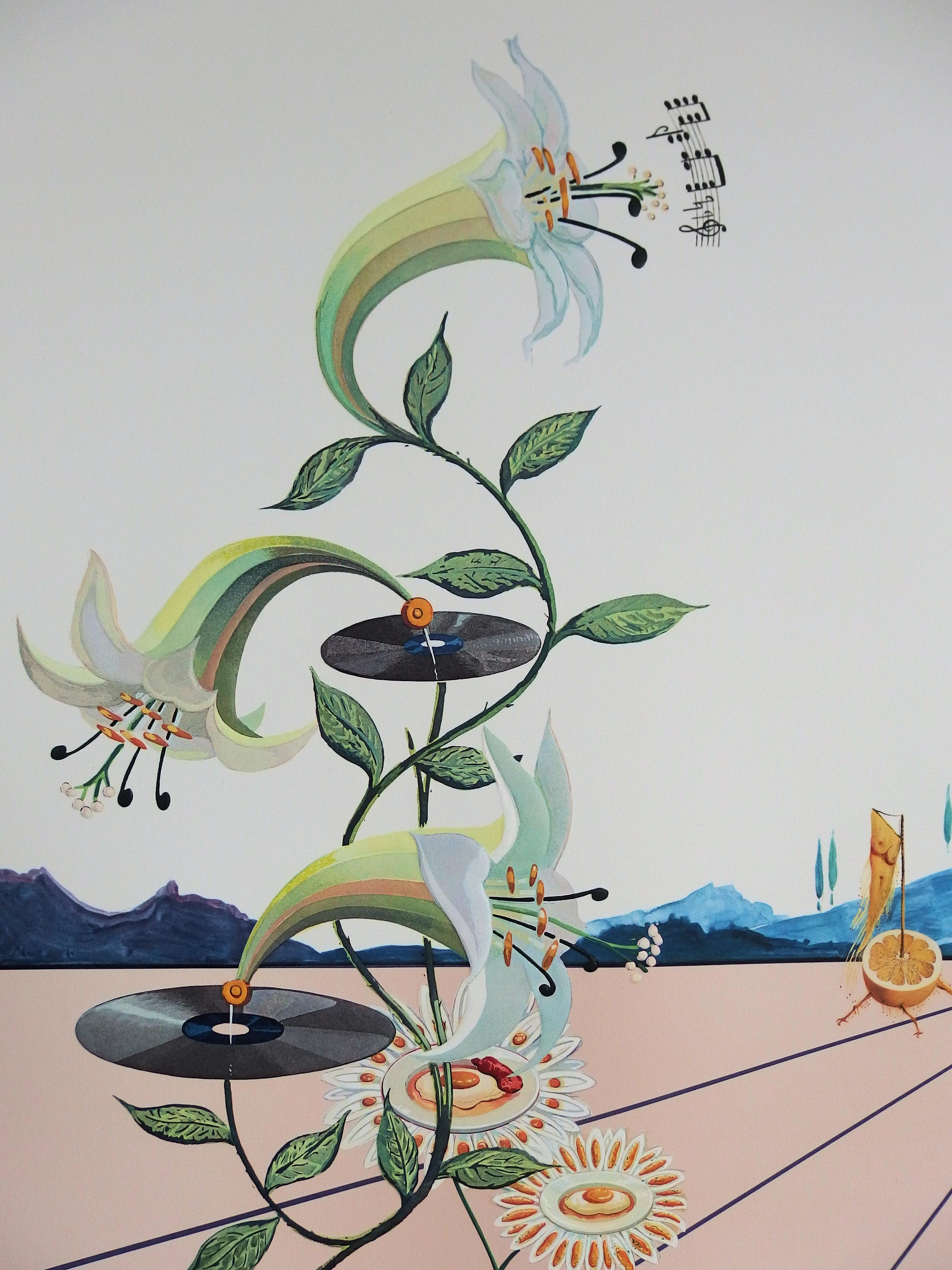 Flordali I - Original Lithograph - 1981 (Field page 233) - Surrealist Print by Salvador Dalí