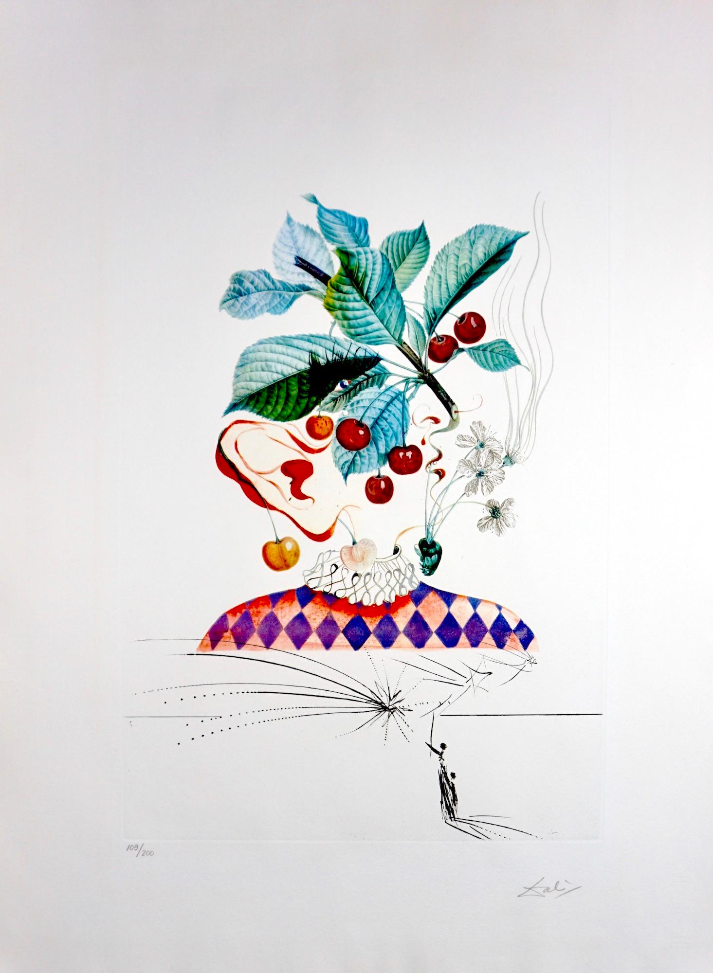 Salvador Dalí Still-Life Print - FlorDali/Les Fruits Cherries 