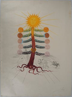 Flordali : Luna Geminata (Moon) - Original Etching, Handsigned (Field 68-3F)