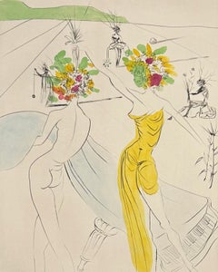 Flower-women at the piano, from The Hippies