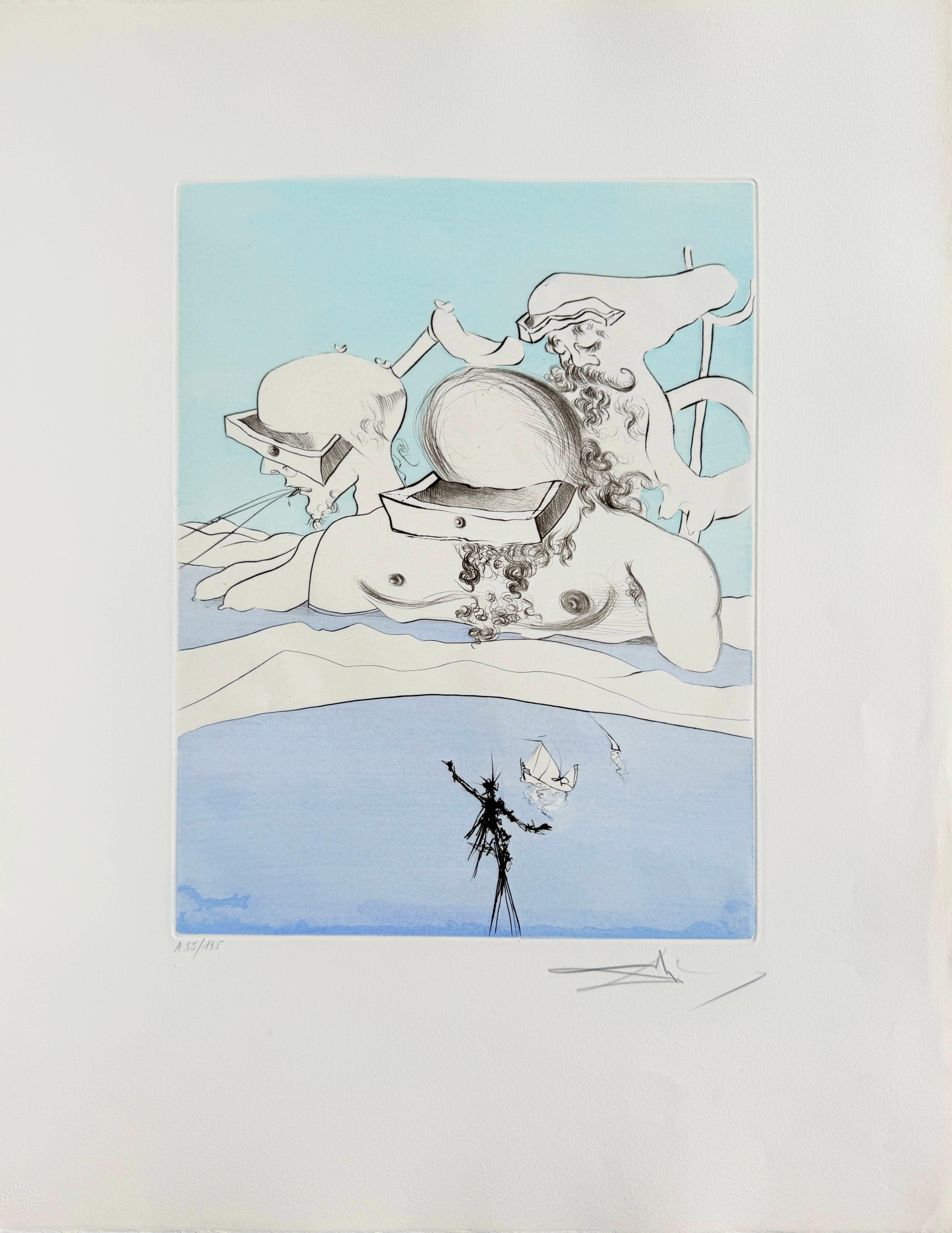 Les Bigli se débarrassent d'eux comme d'un vulgaire clochard - Art de Salvador Dalí