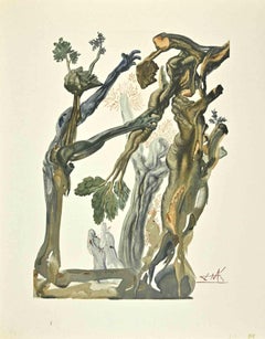 Forest of Suicides - Impression sur bois - 1963