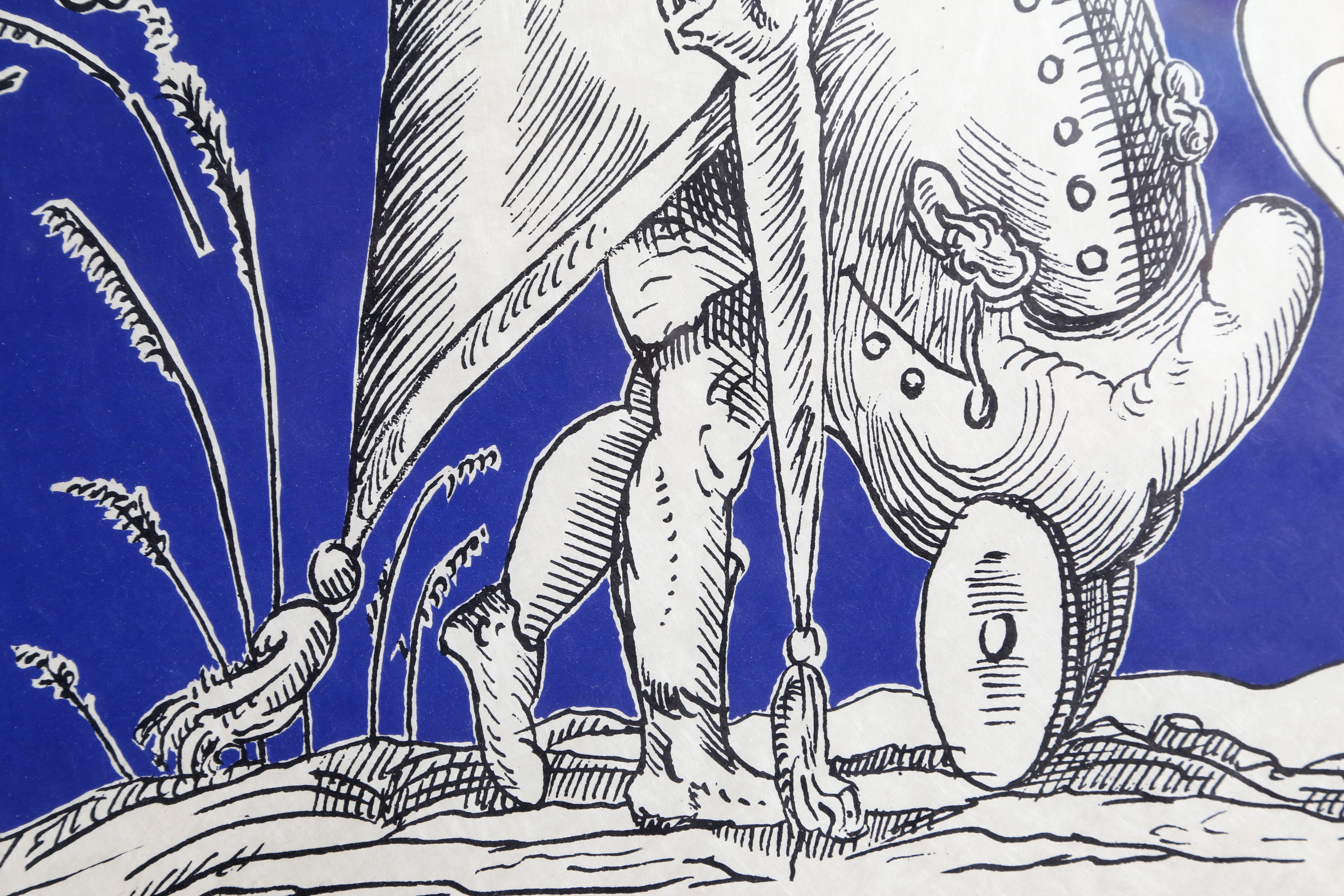 from Pantagruel's Comical Dreams, by Salvador Dali  - Surrealist Print by Salvador Dalí