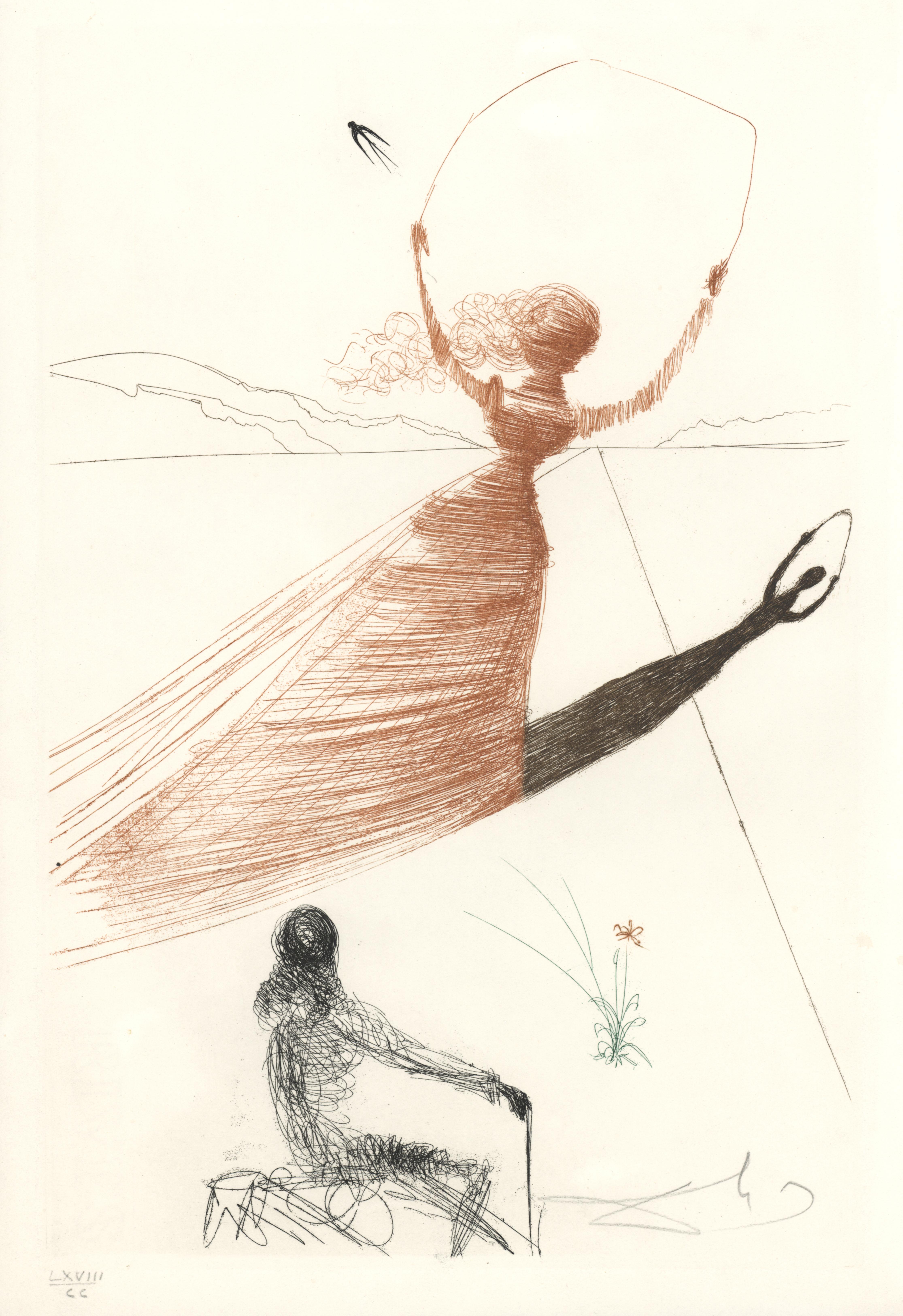 Frontis Piece to Alice’s Adventures in Wonderland by Dali, Edition of 200 - Print by Salvador Dalí