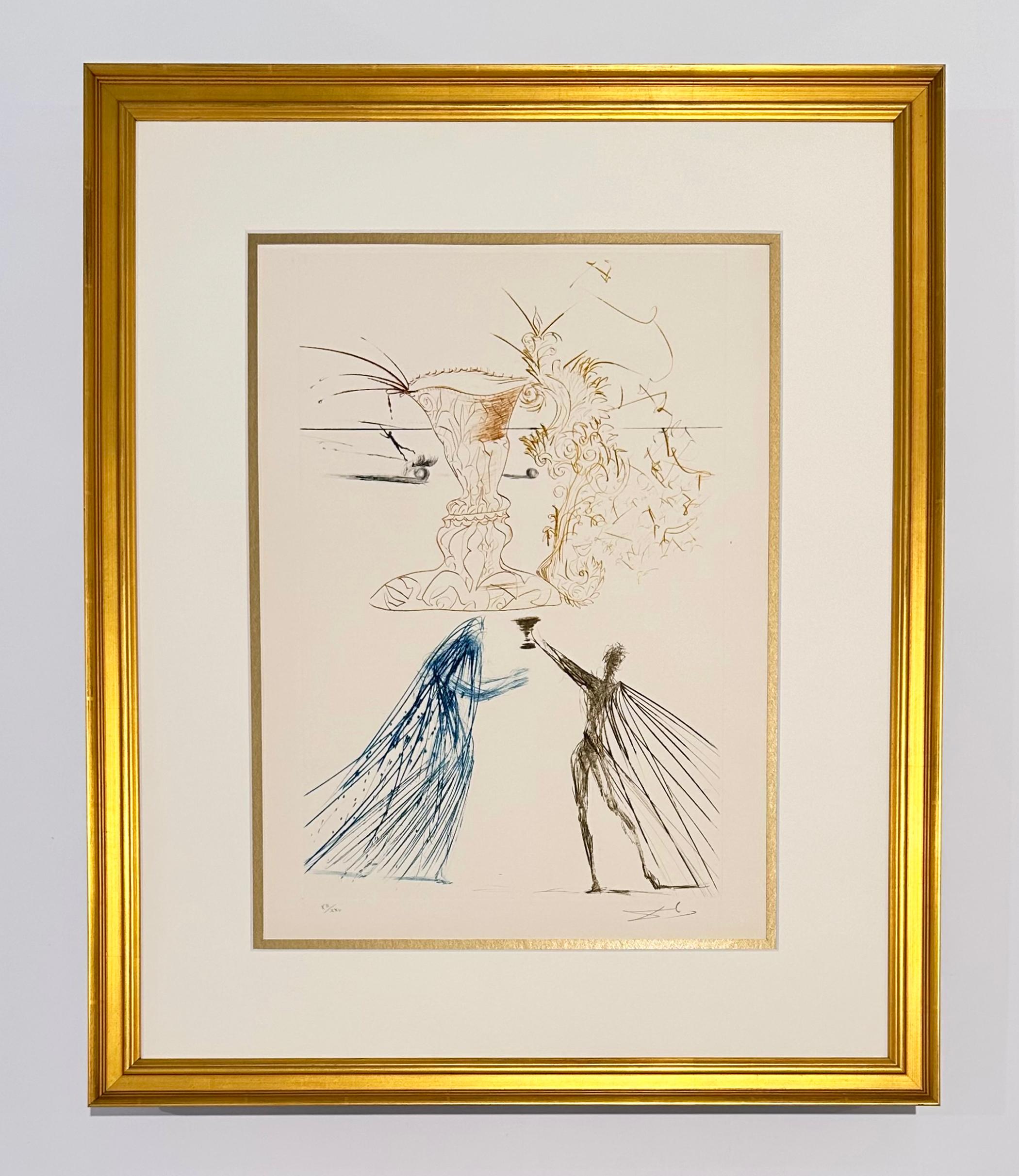Frontispiece, from Tristan and Iseult - Print by Salvador Dalí