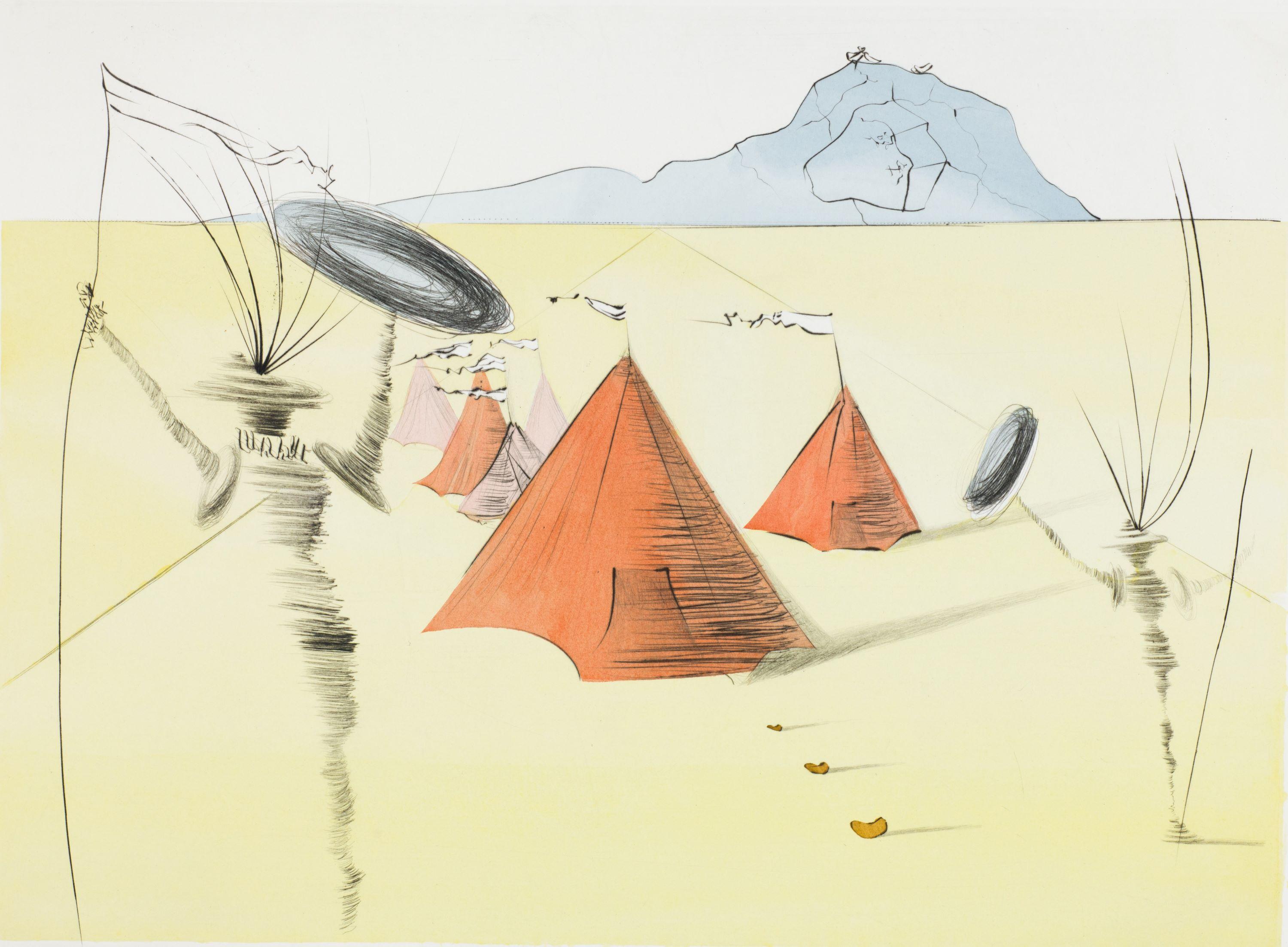 Gad (Douze tribus d'Israël), 1973 - Print de Salvador Dalí