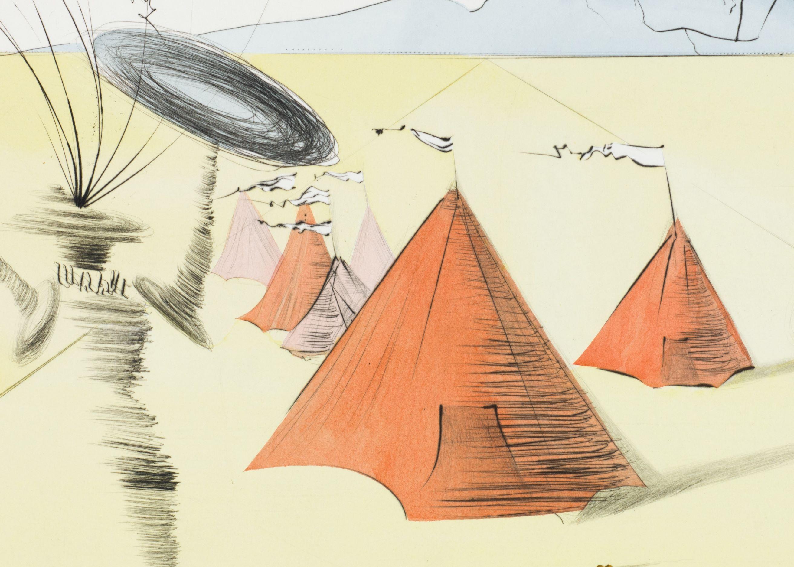 Gad (Douze tribus d'Israël), 1973 - Surréalisme Print par Salvador Dalí